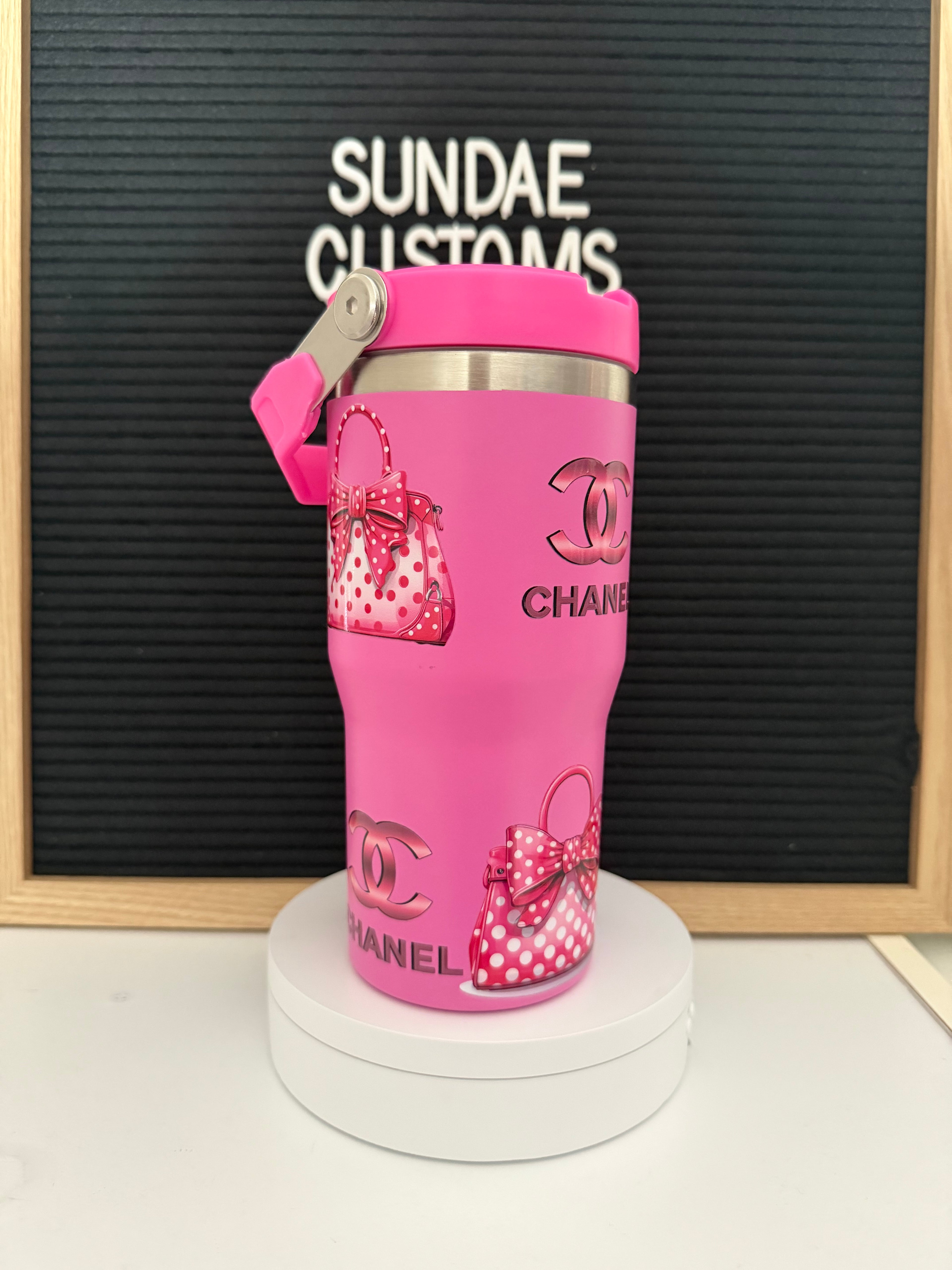 Chanel 20oz Stainless Steel Pre Made