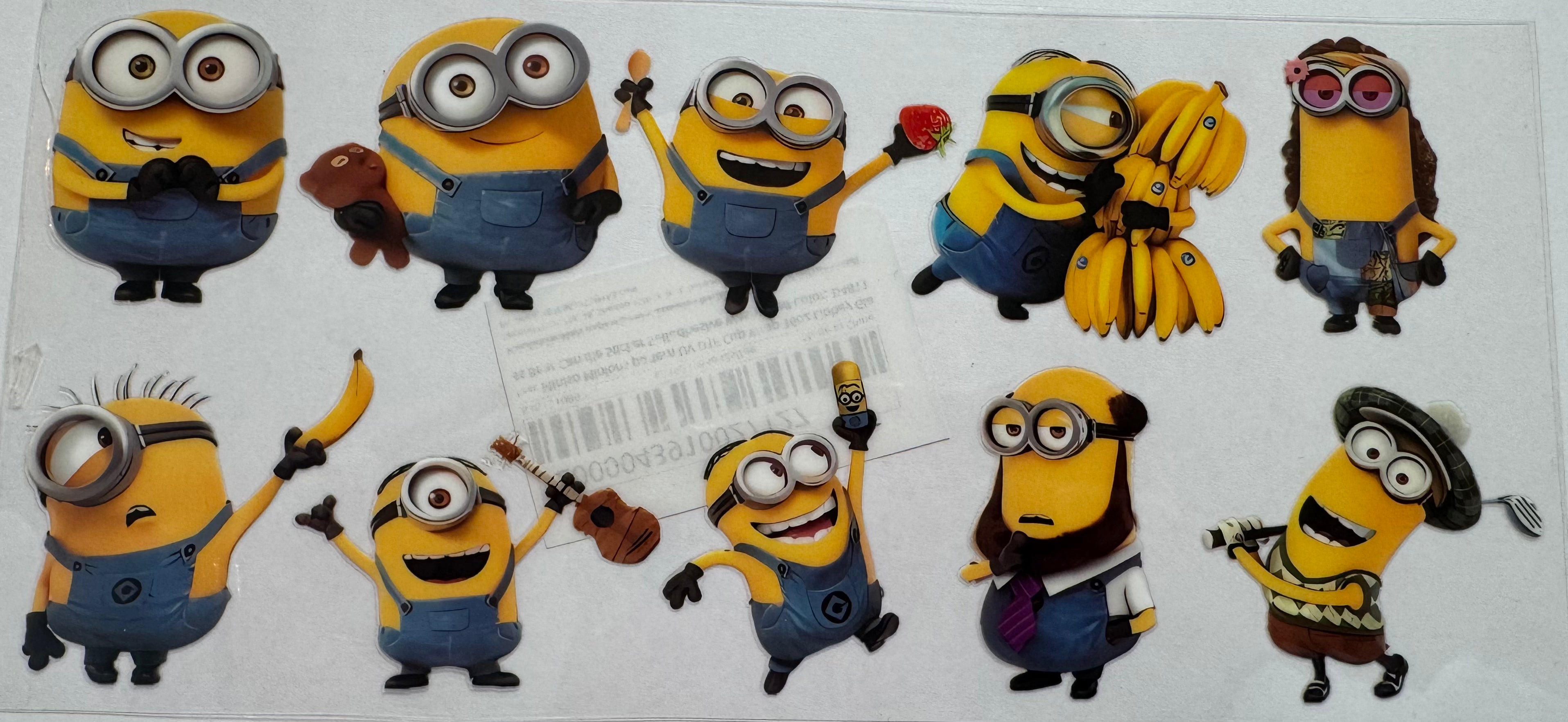 Minions 16oz Uv DTF Wrap
