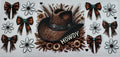 Brown howdy hat 16oz Uv DTF Wrap