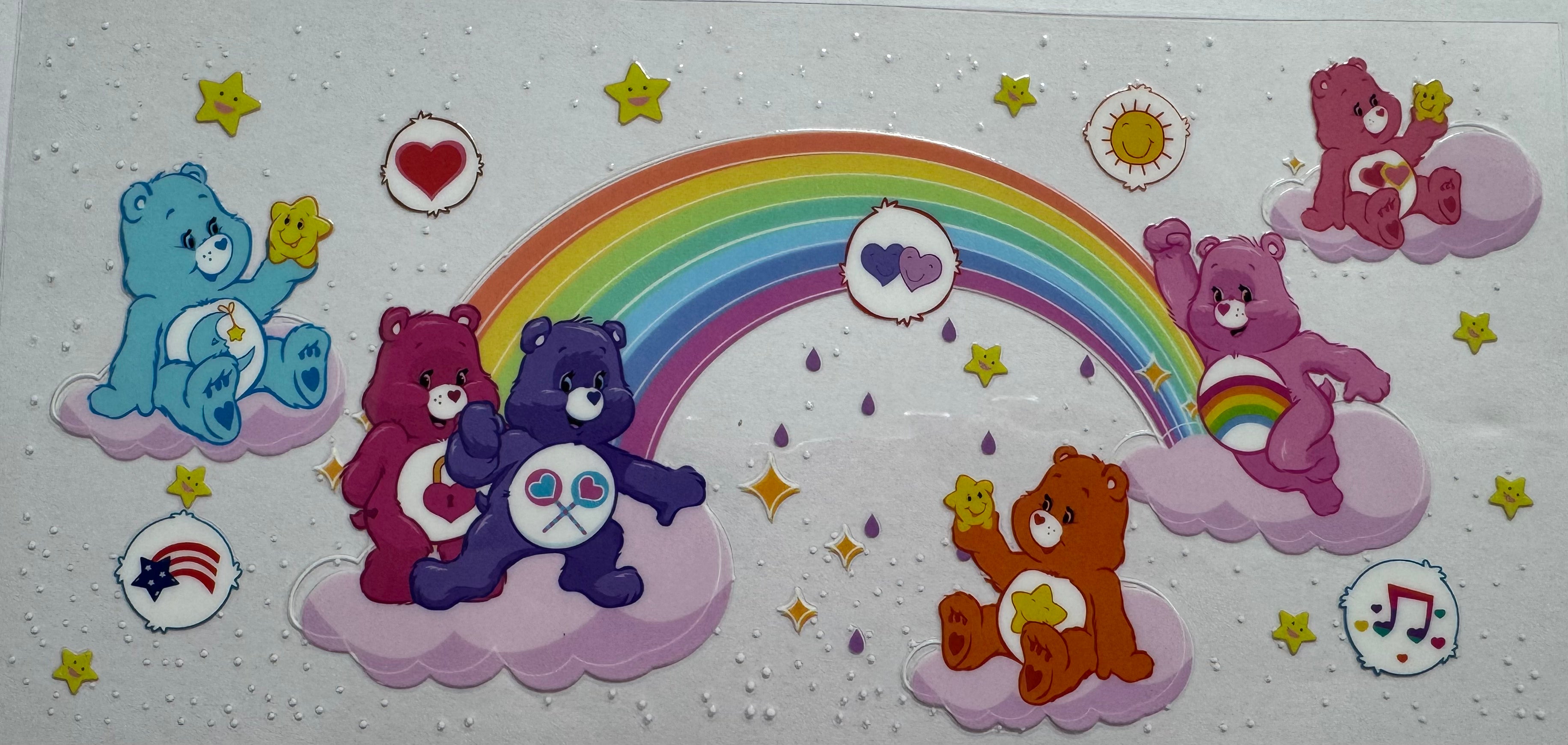 Care Bears 16oz Uv DTF Wrap #6