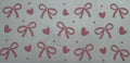Pink bows and hearts 16oz Uv DTF Wrap