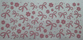 Pink bows and flowers 16oz Uv DTF Wrap