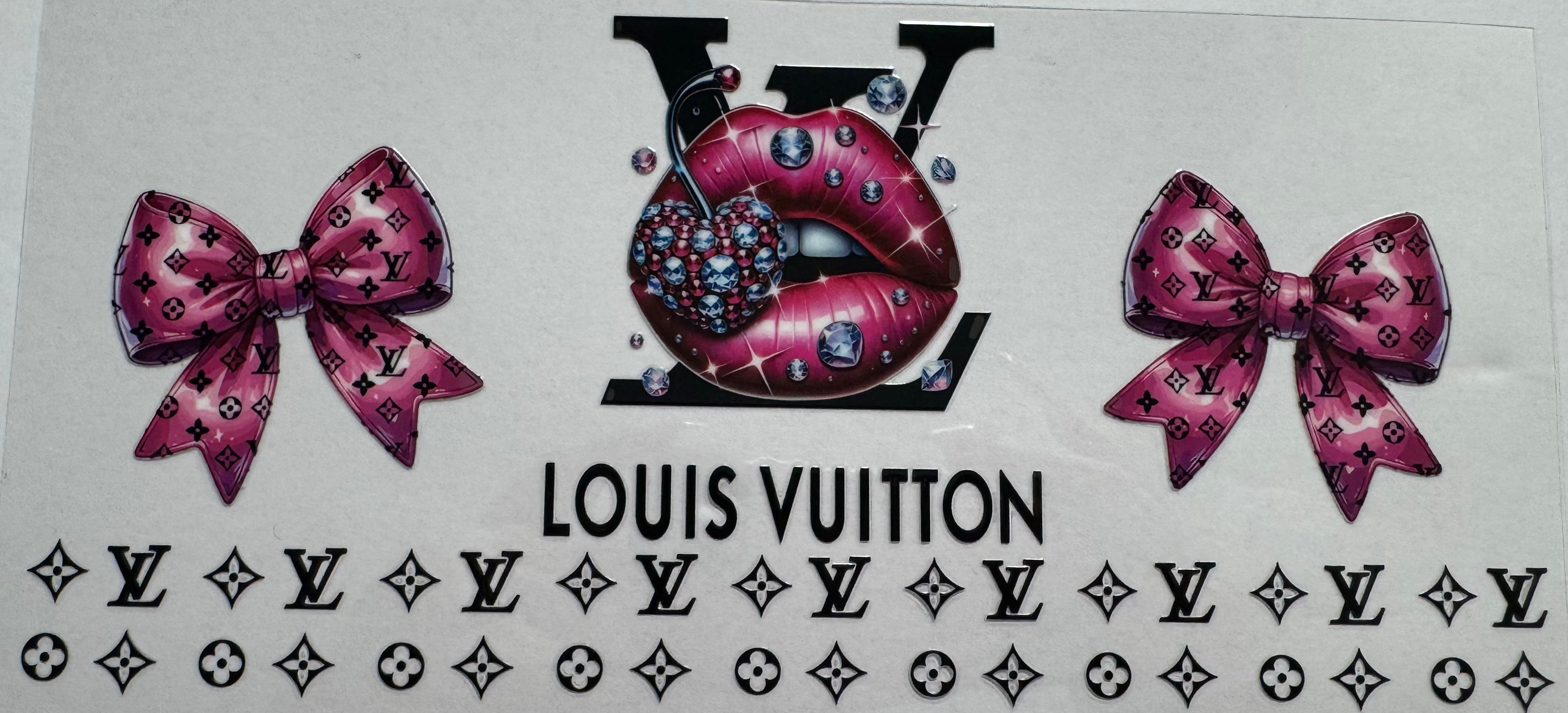 Lv Lollipop 16oz Uv DTF Wrap #2