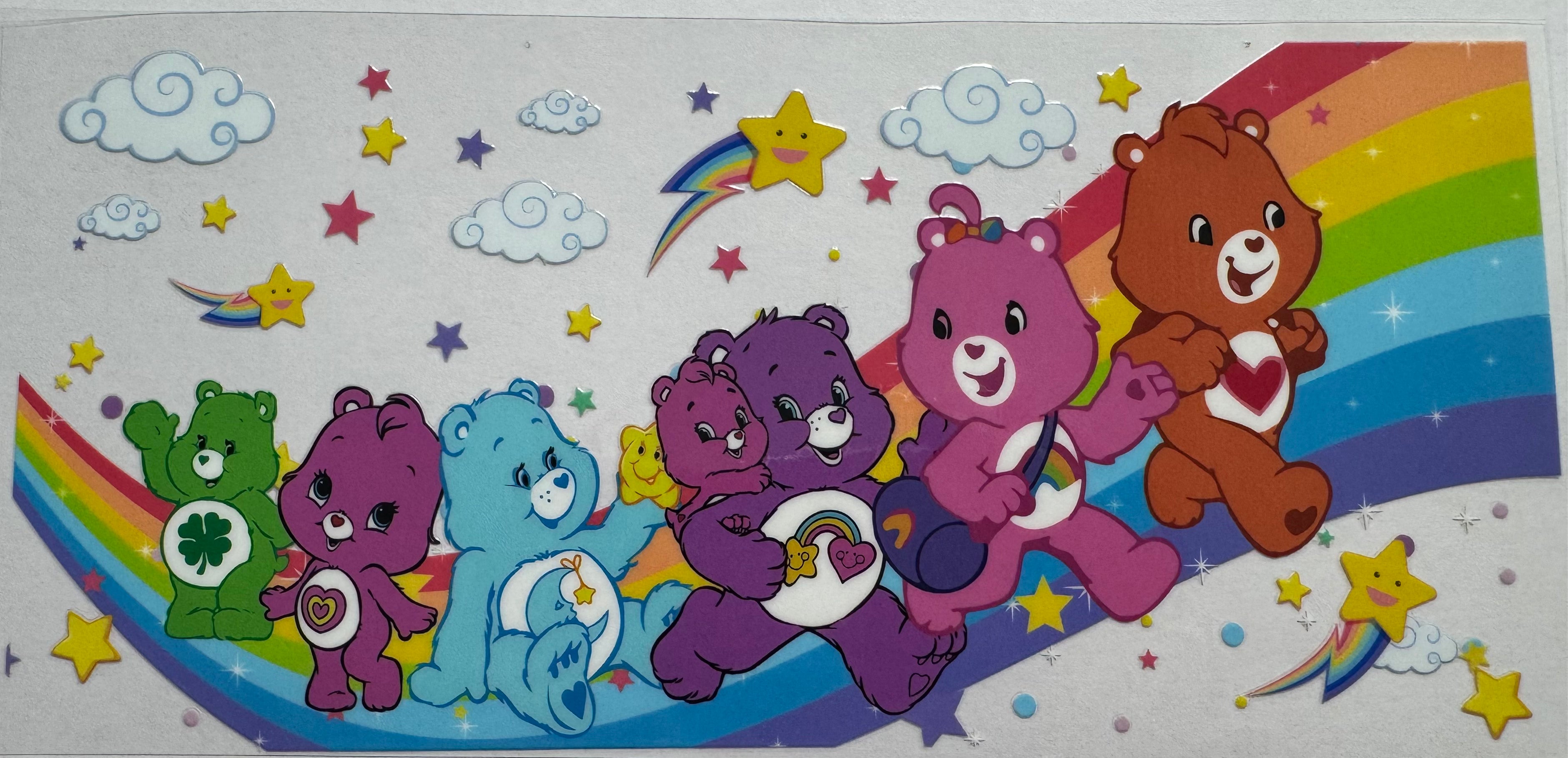 Care Bears 16oz Uv DTF Wrap #9