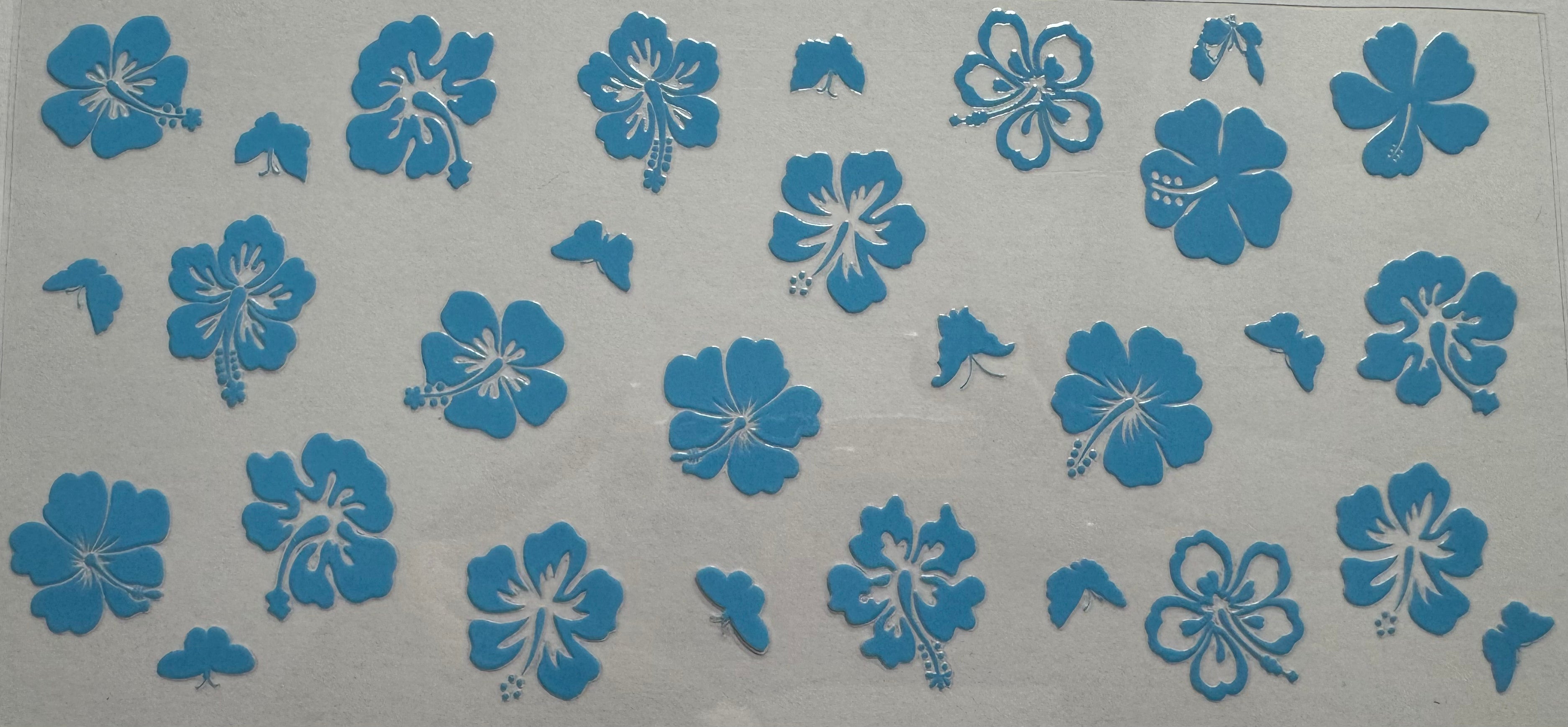 Blue Flower 16oz Uv DTF Wrap #2