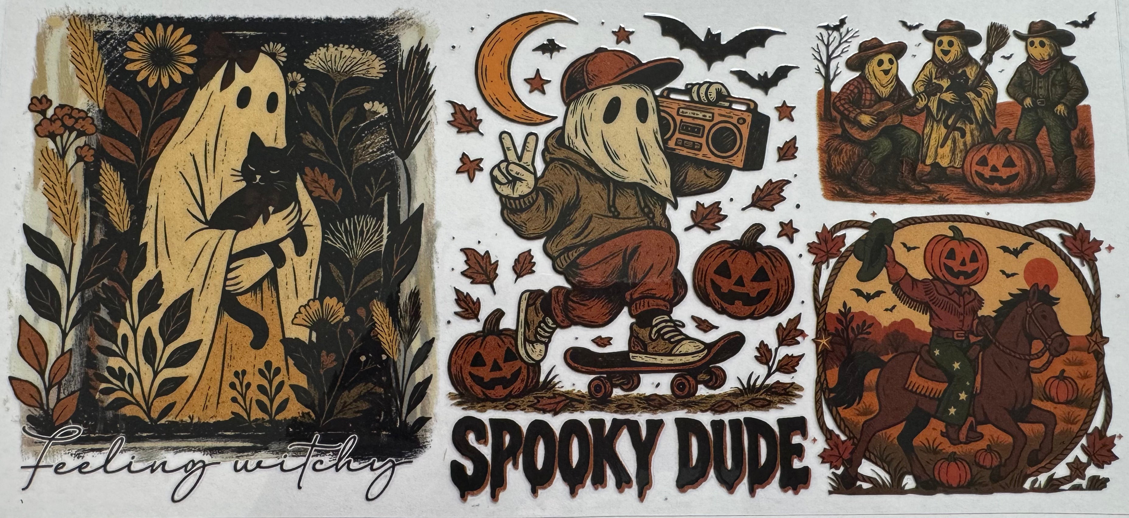 Spooky dude 16oz Uv DTF Wrap