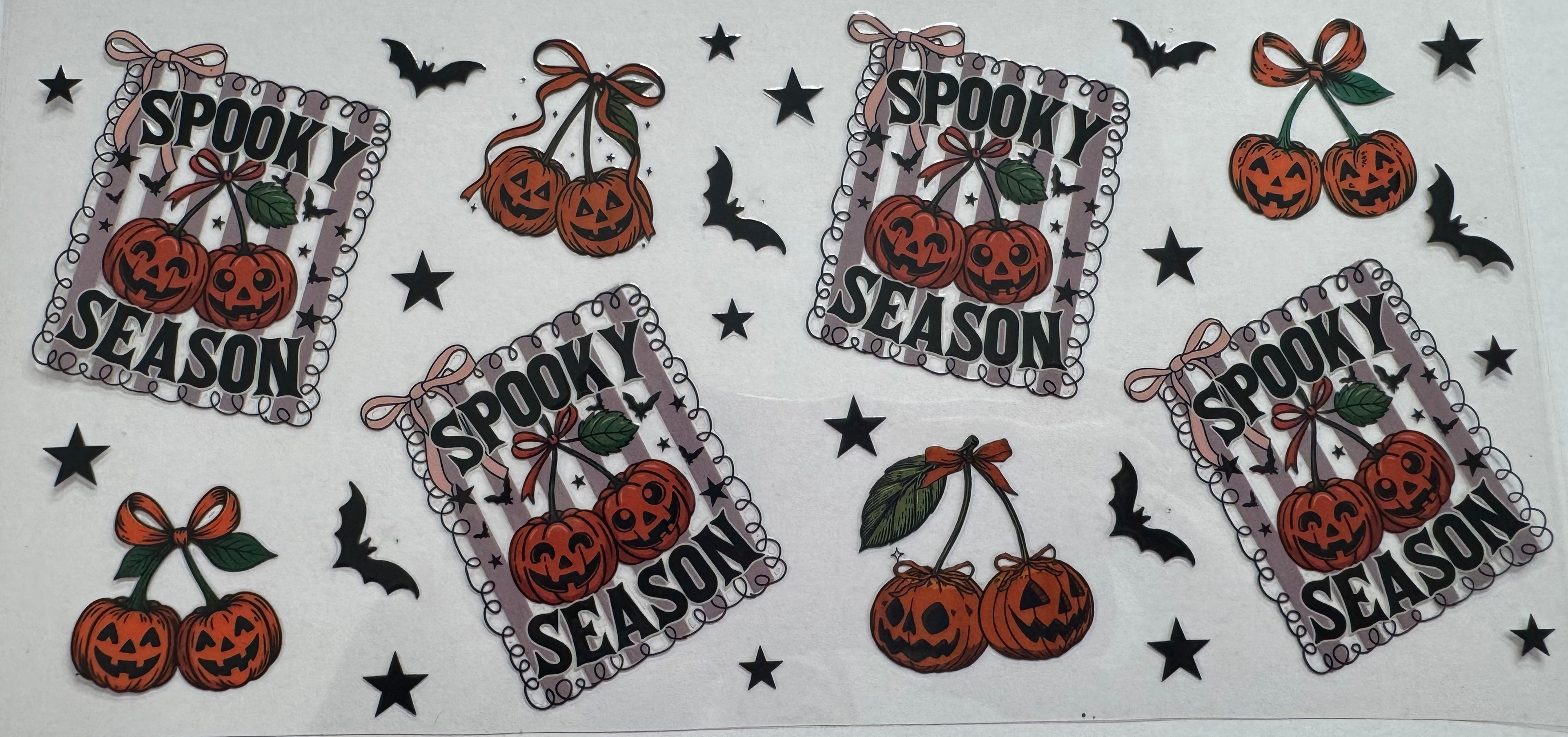 Spooky season 16oz Uv DTF Wrap