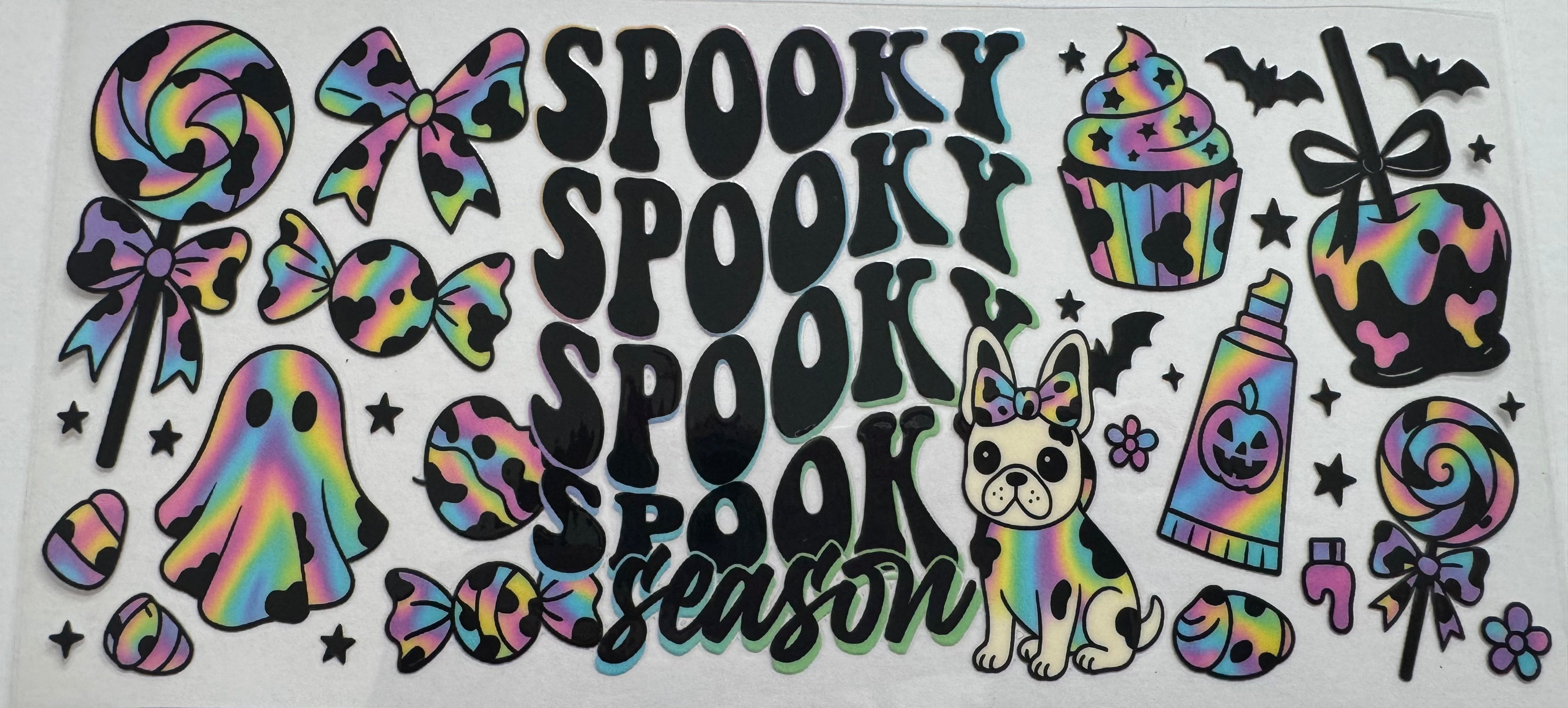 Spooky season 16oz Uv DTF Wrap