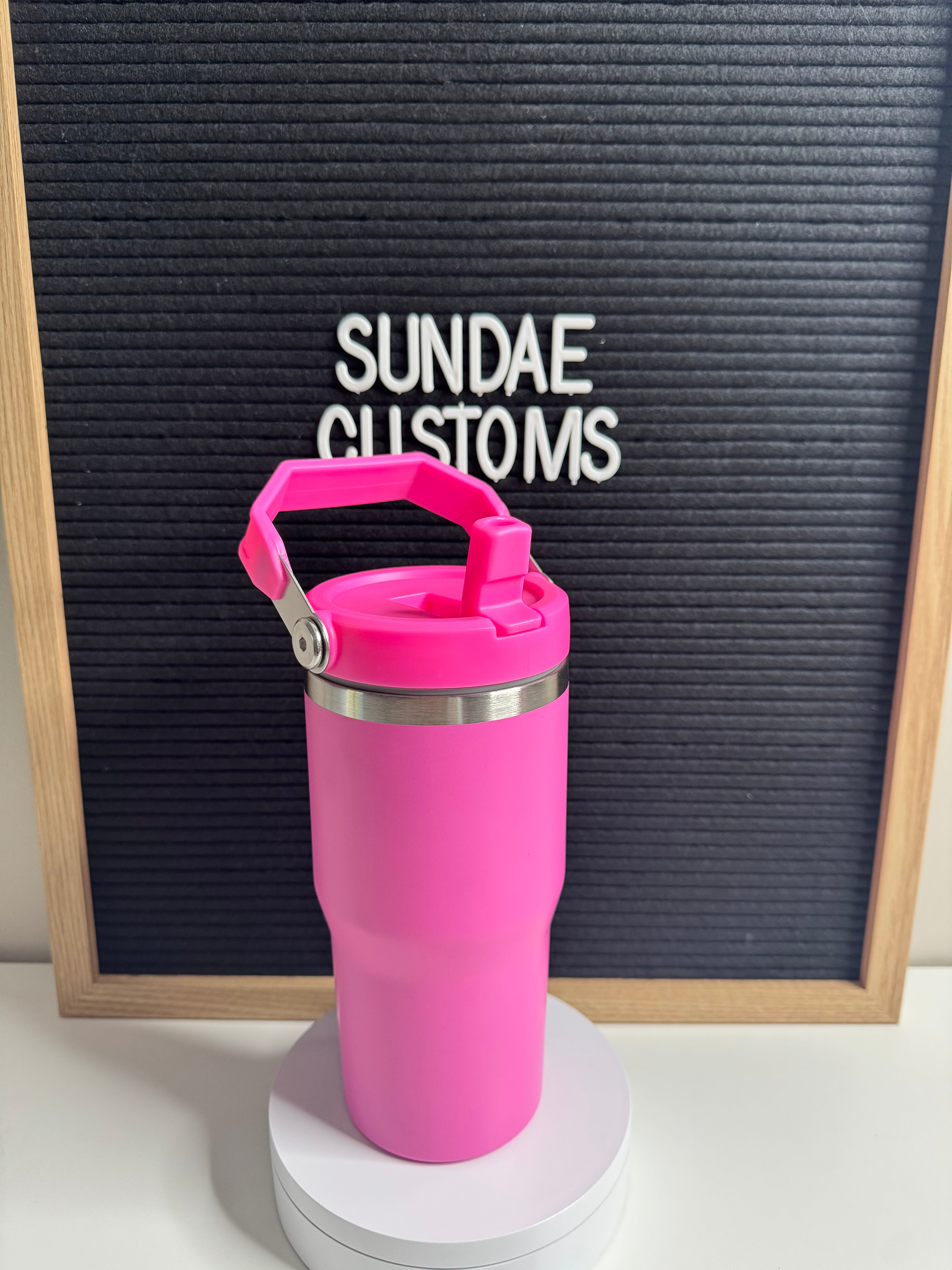 20oz Stainless steel handle water bottle