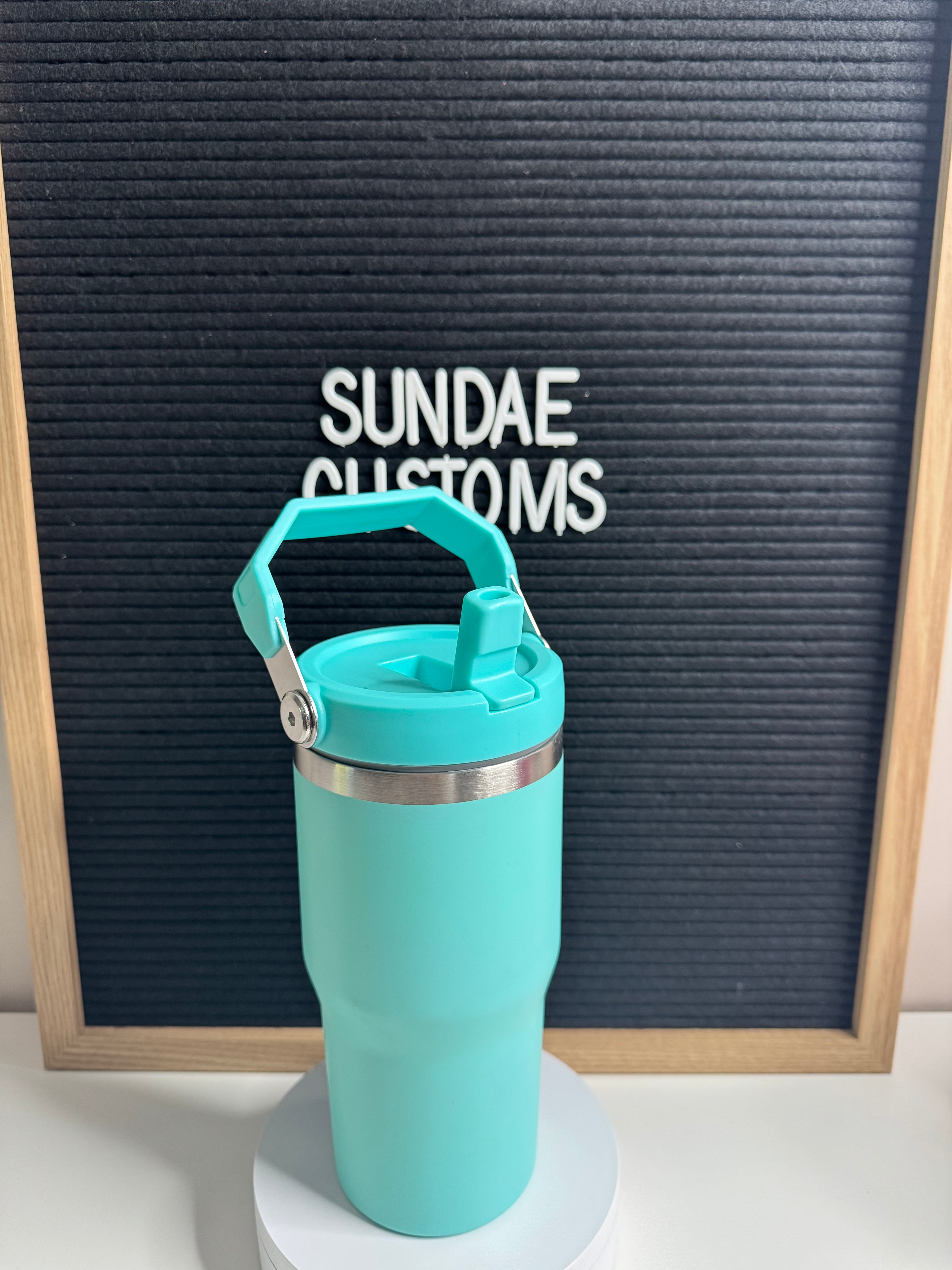 20oz Stainless steel handle water bottle