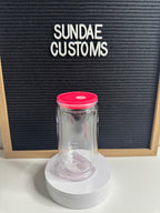 16oz Acrylic Snow Globe Tumbler