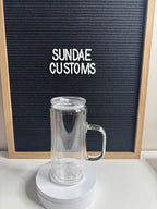 20oz Glass Snow Globe Handle
