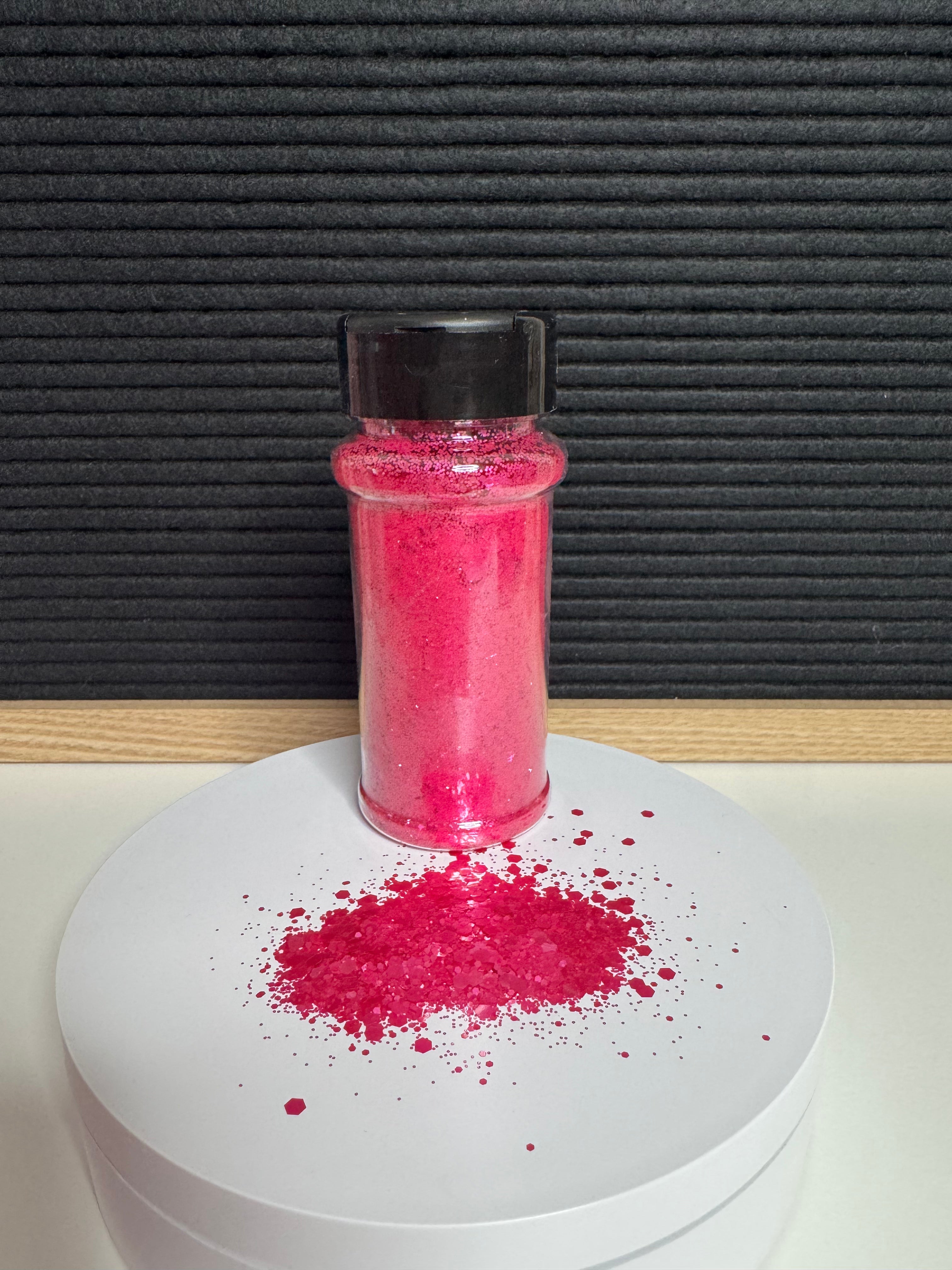 Bubblegum Pink 50g bottle chunky glitter