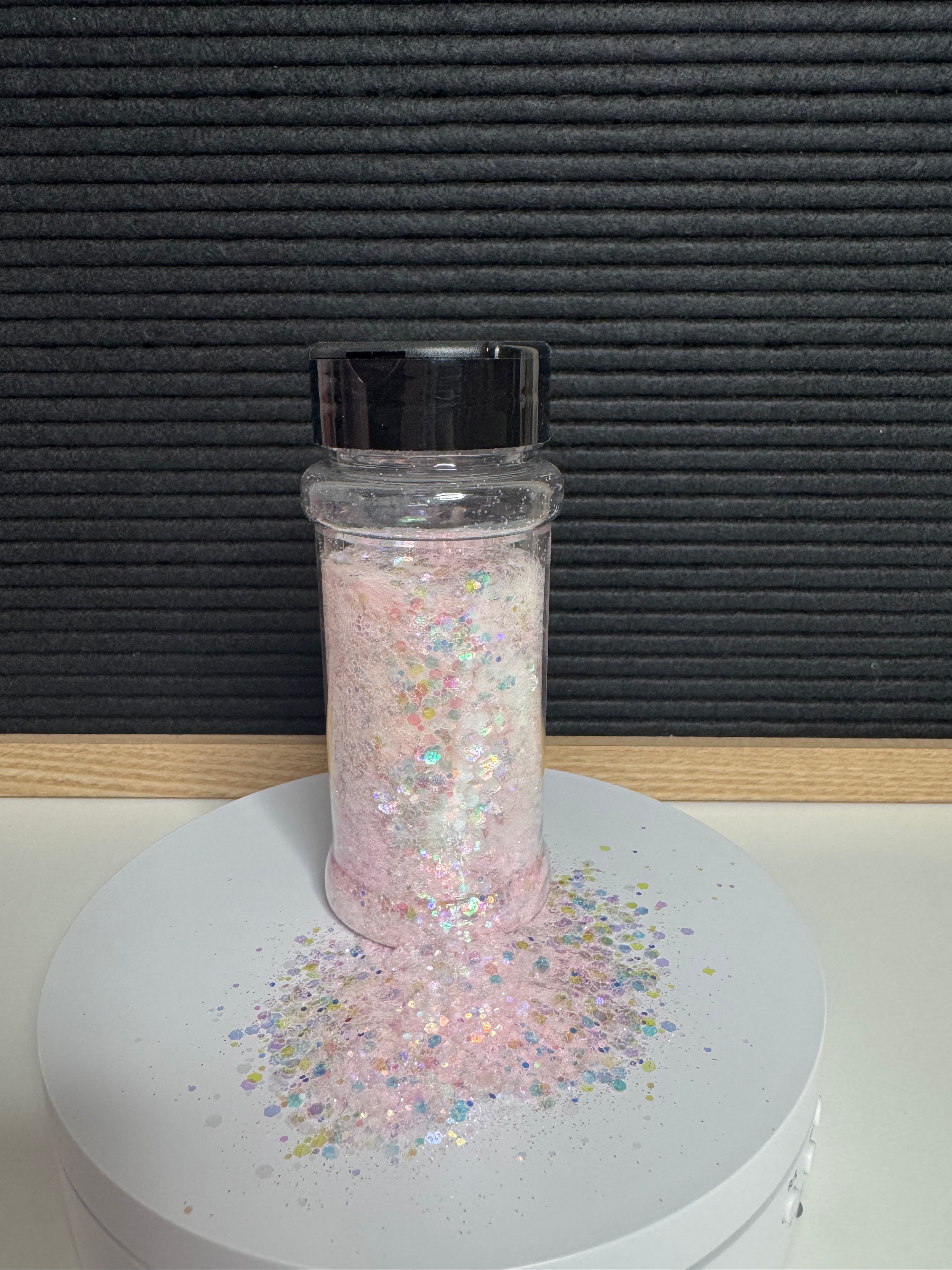 Bubblebath Pink 50g bottle chunky glitter
