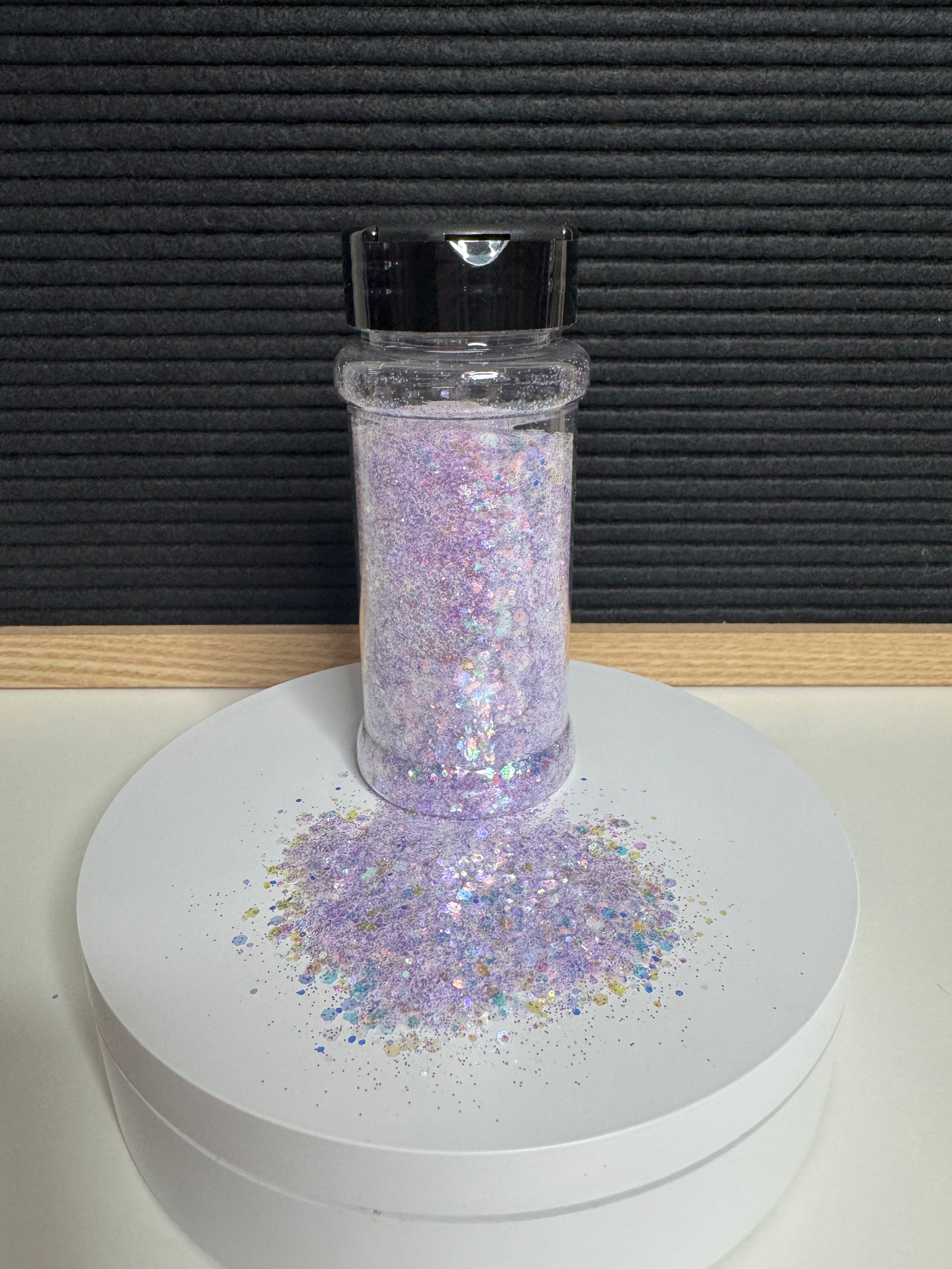 Lavender Haze 50g bottle chunky glitter