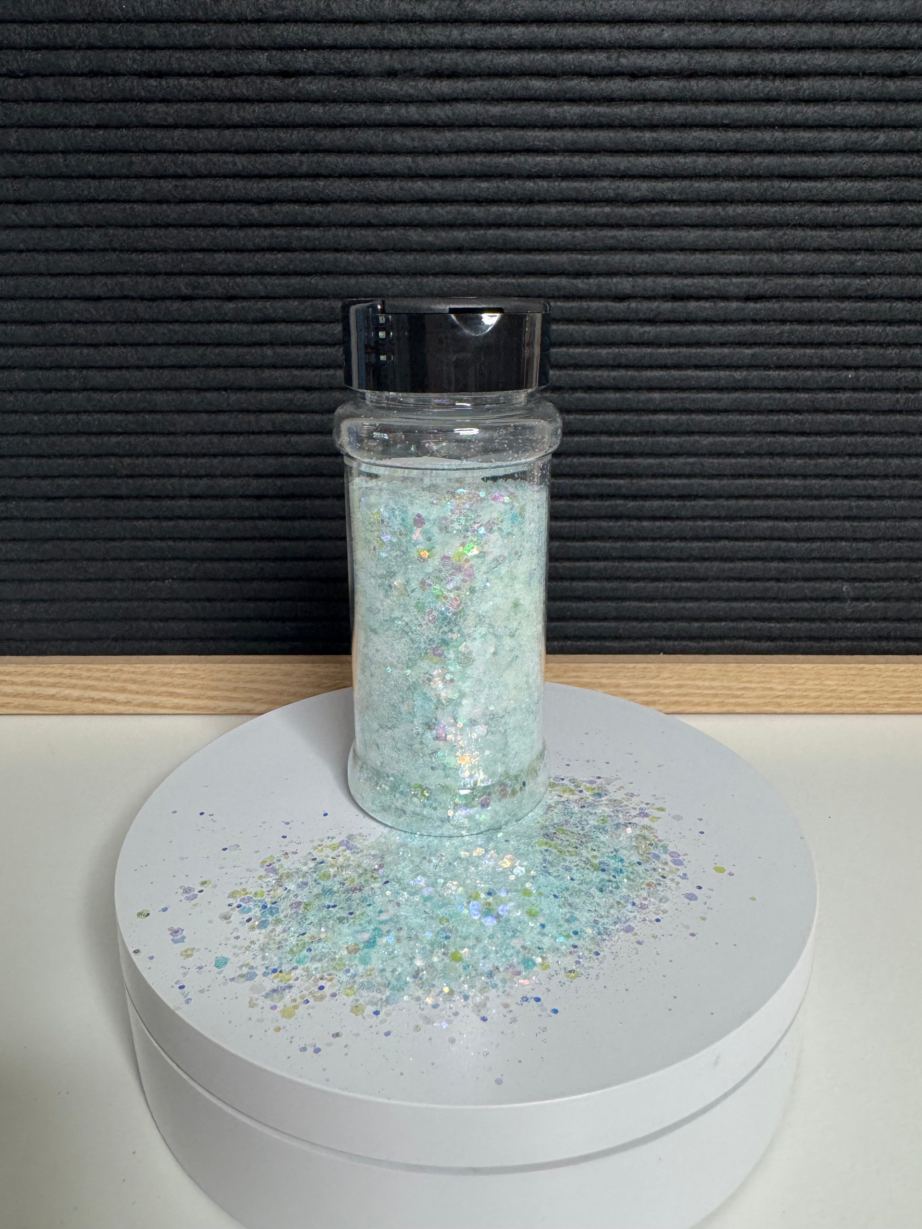 Ice Blue 50g bottle chunky glitter