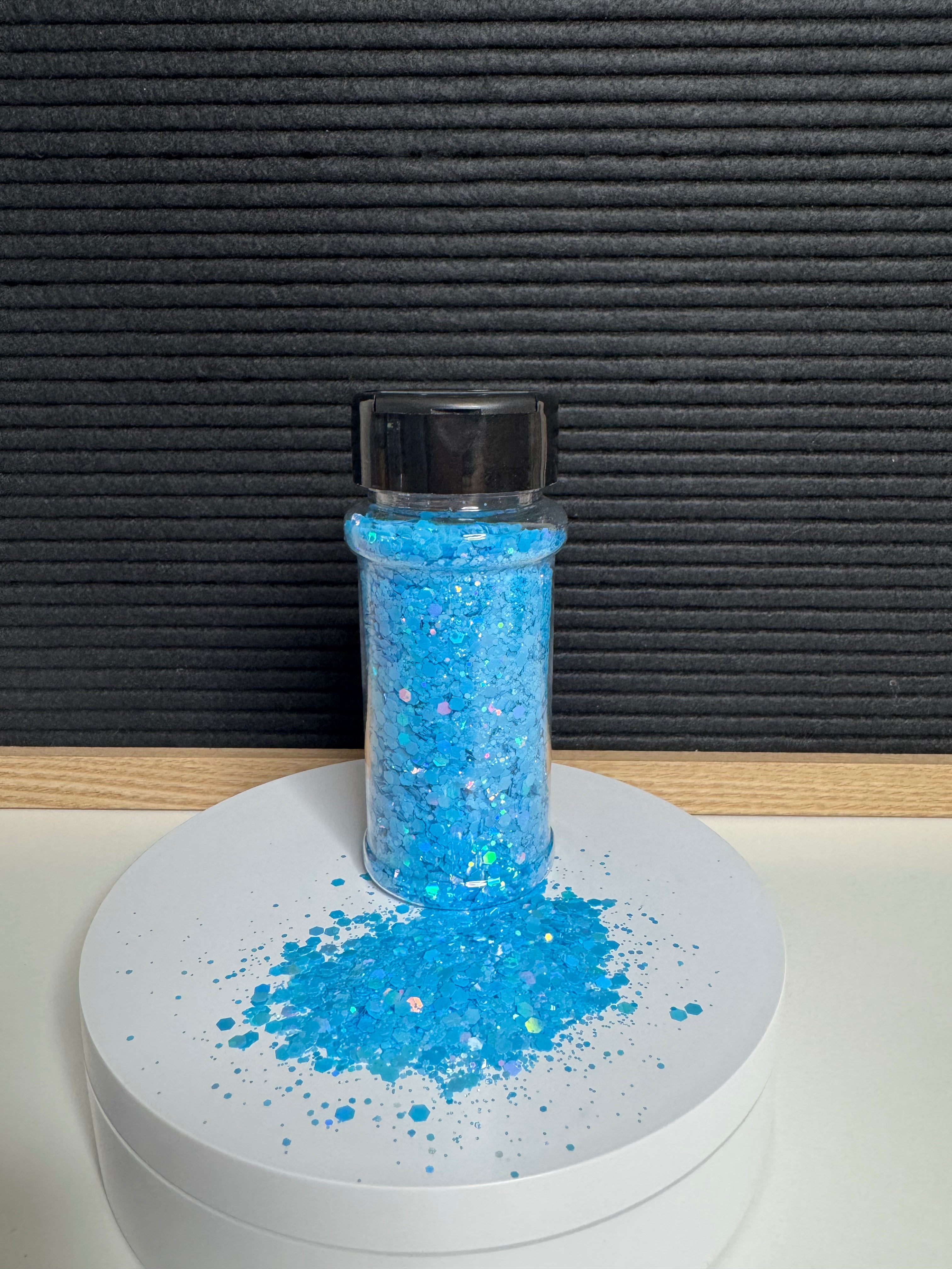 Cinderella Blue 50g bottle chunky glitter