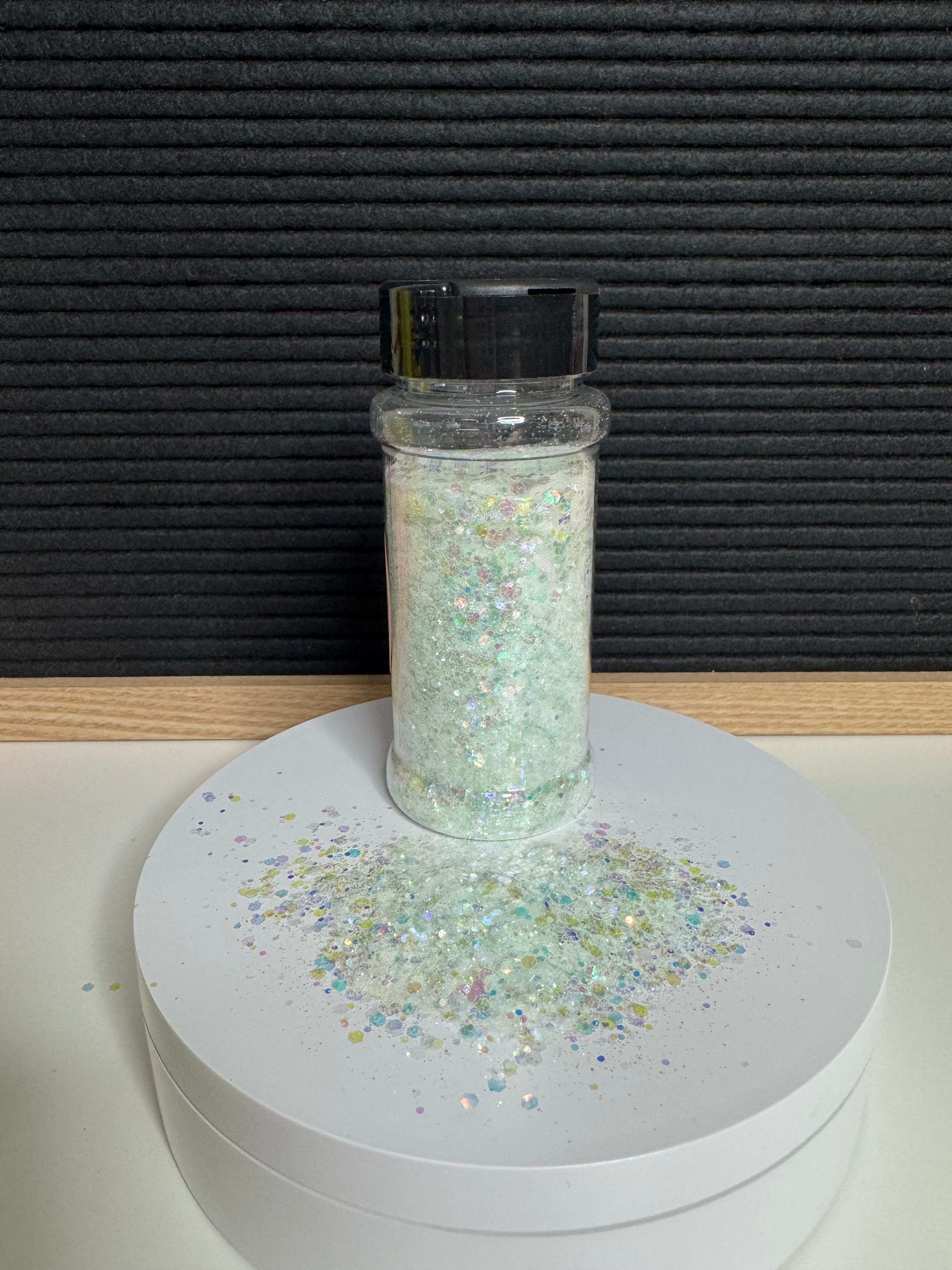Mermaid Mint 50g glitter bottle chunky glitter