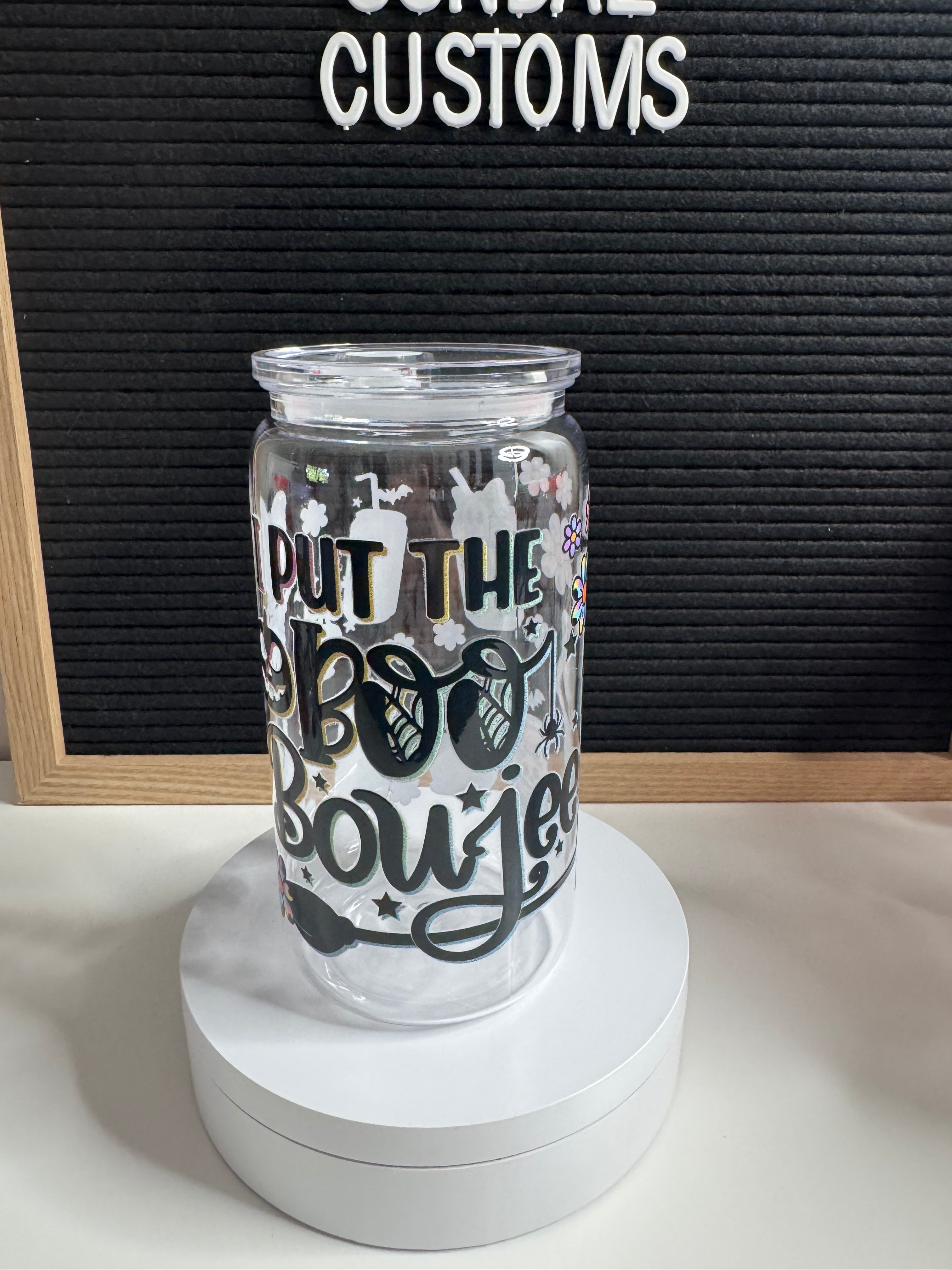 16oz Acrylic Tumbler Pre made Halloween #12