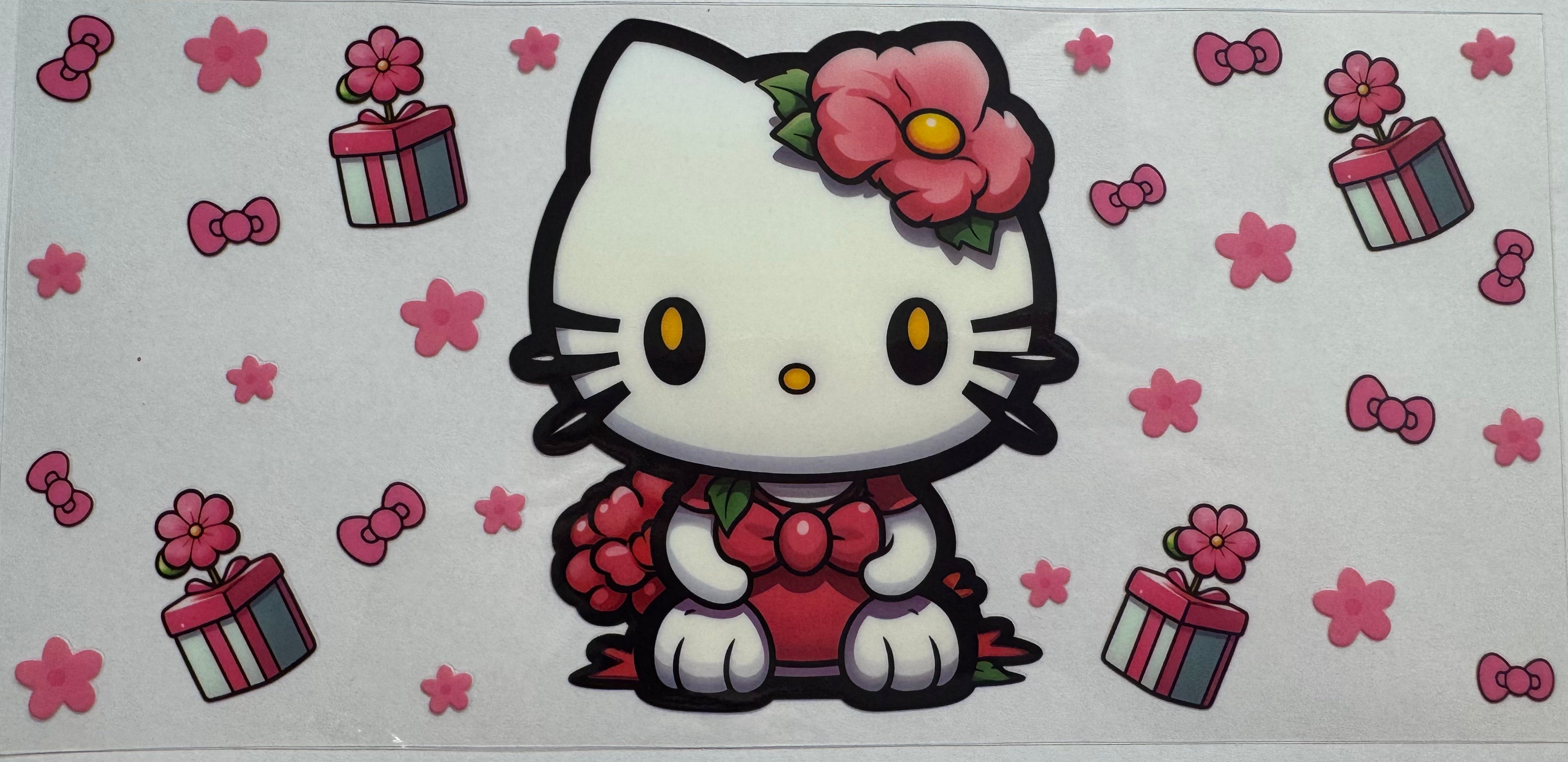 Hello Kitty 16oz Uv DTF Wrap