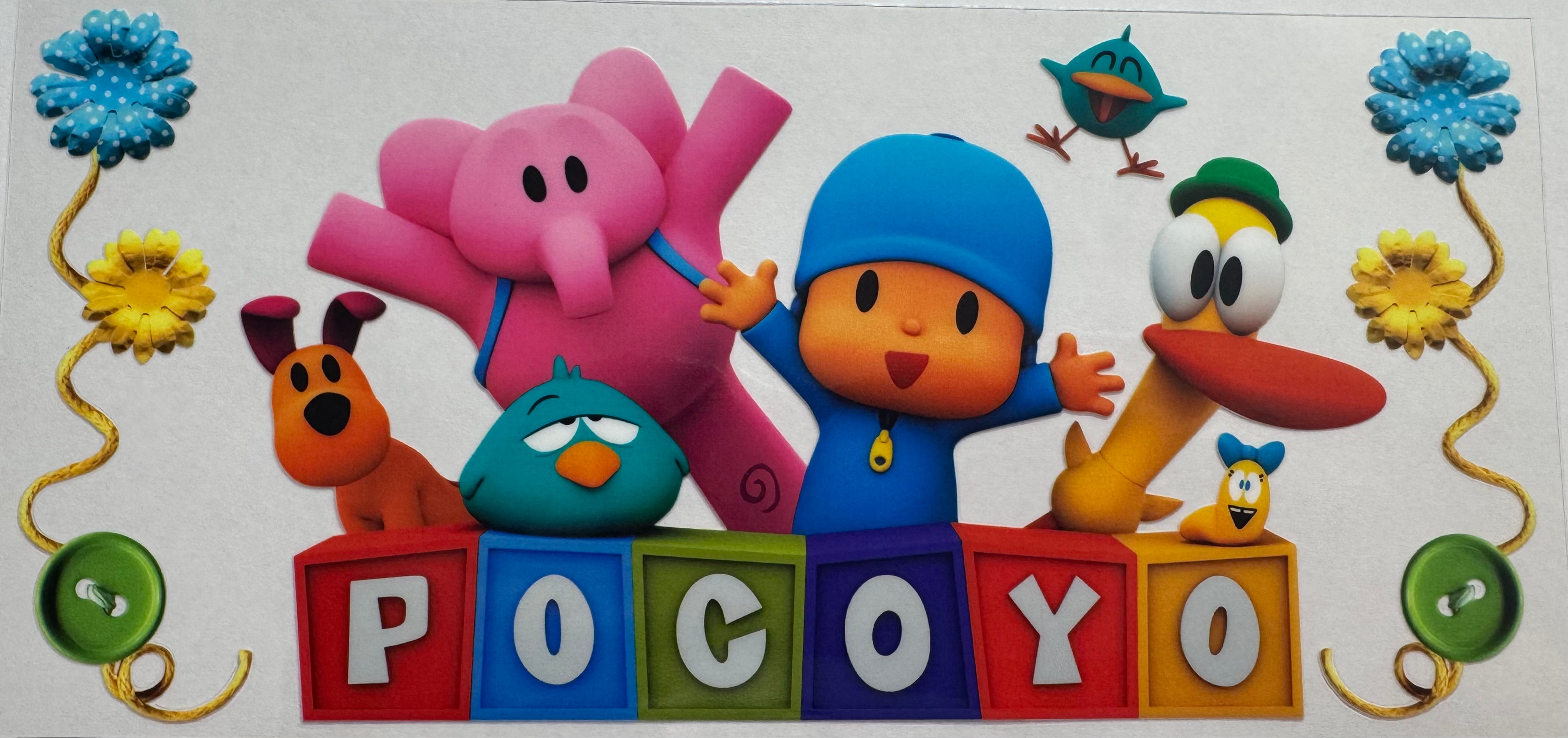 Pocoyo 16oz Uv DTF Wrap