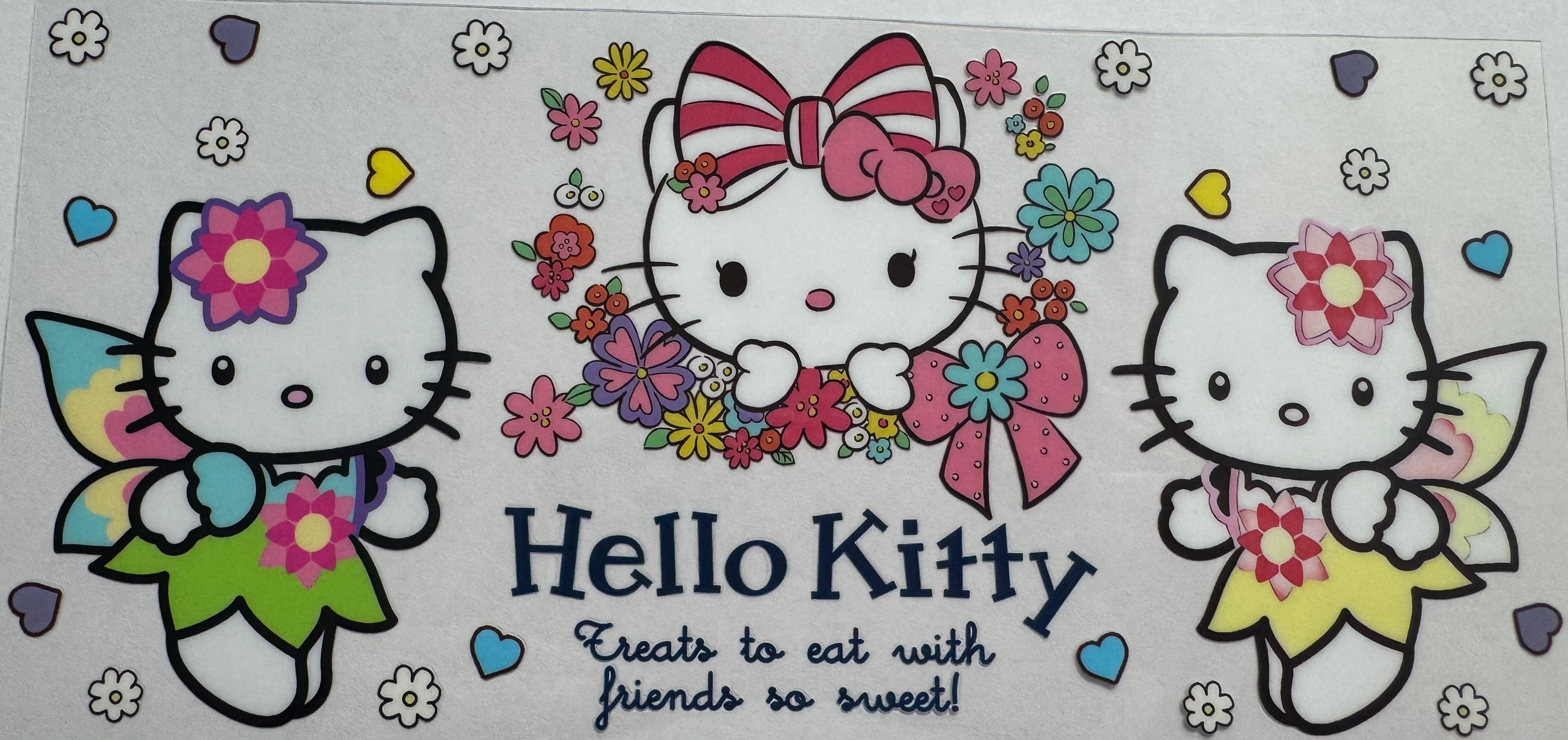 Hello Kitty 16oz Uv DTF Wrap
