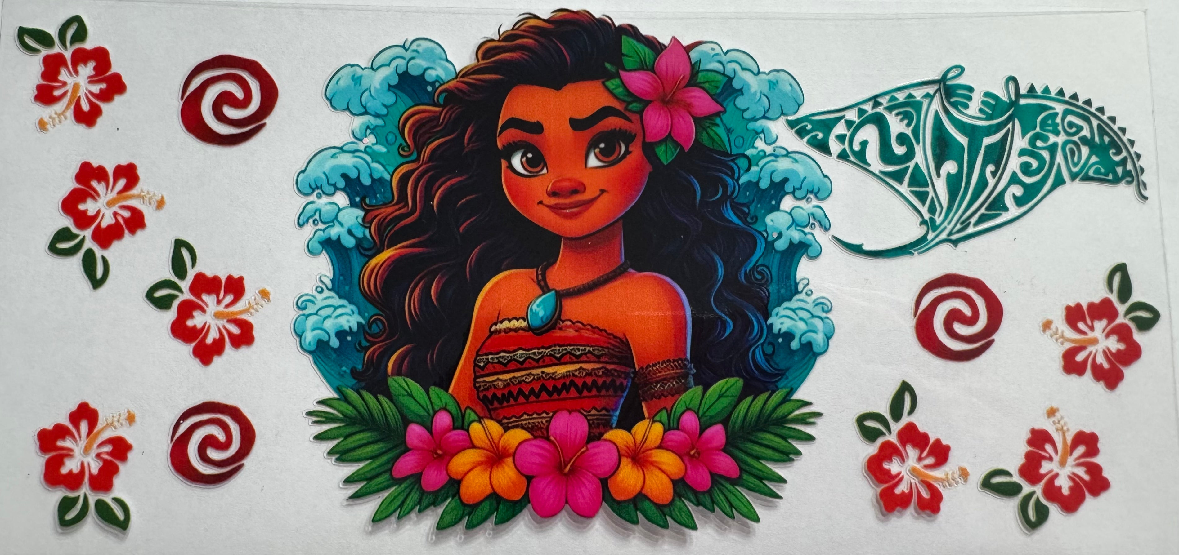Moana 16oz Uv DTF Wrap #2