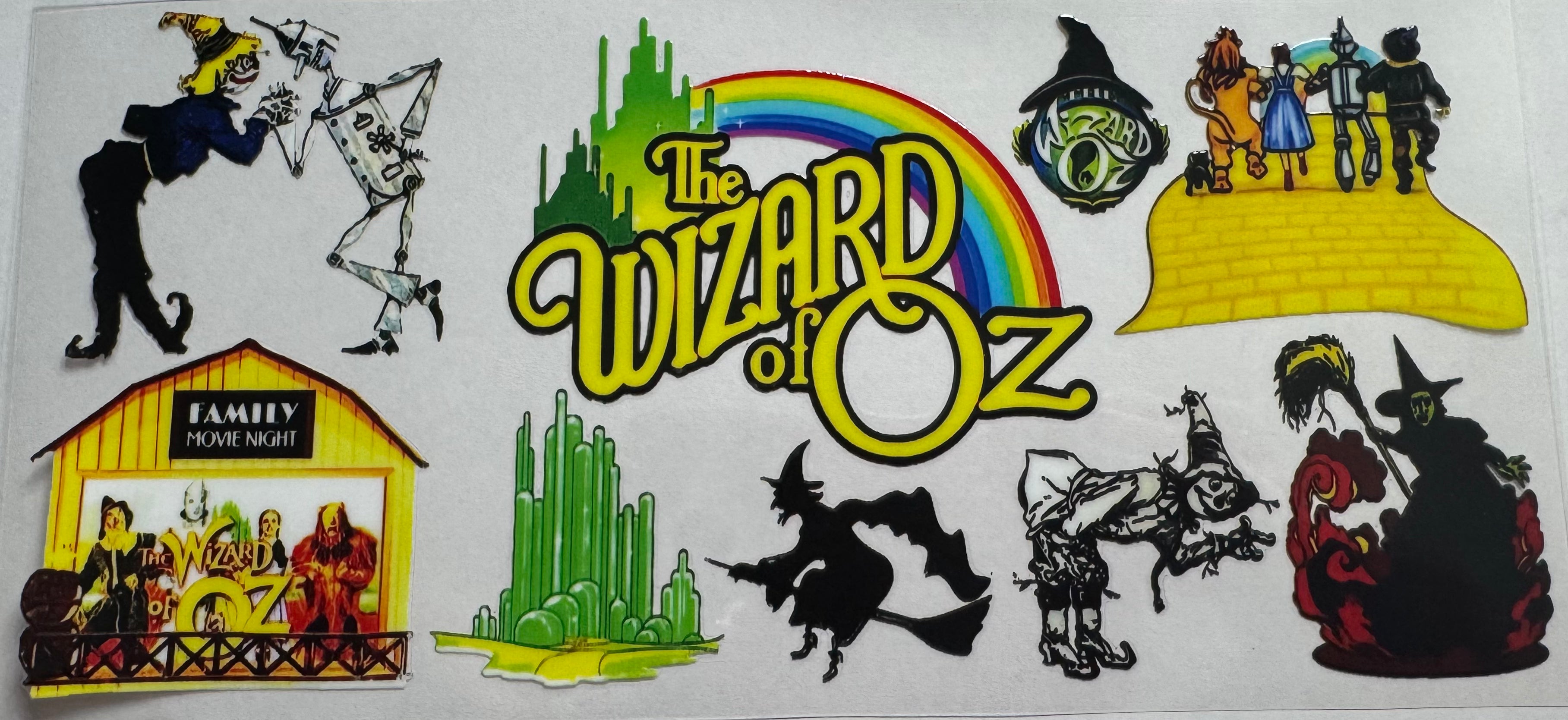 The Wizard Of Oz 16oz Uv DTF Wrap