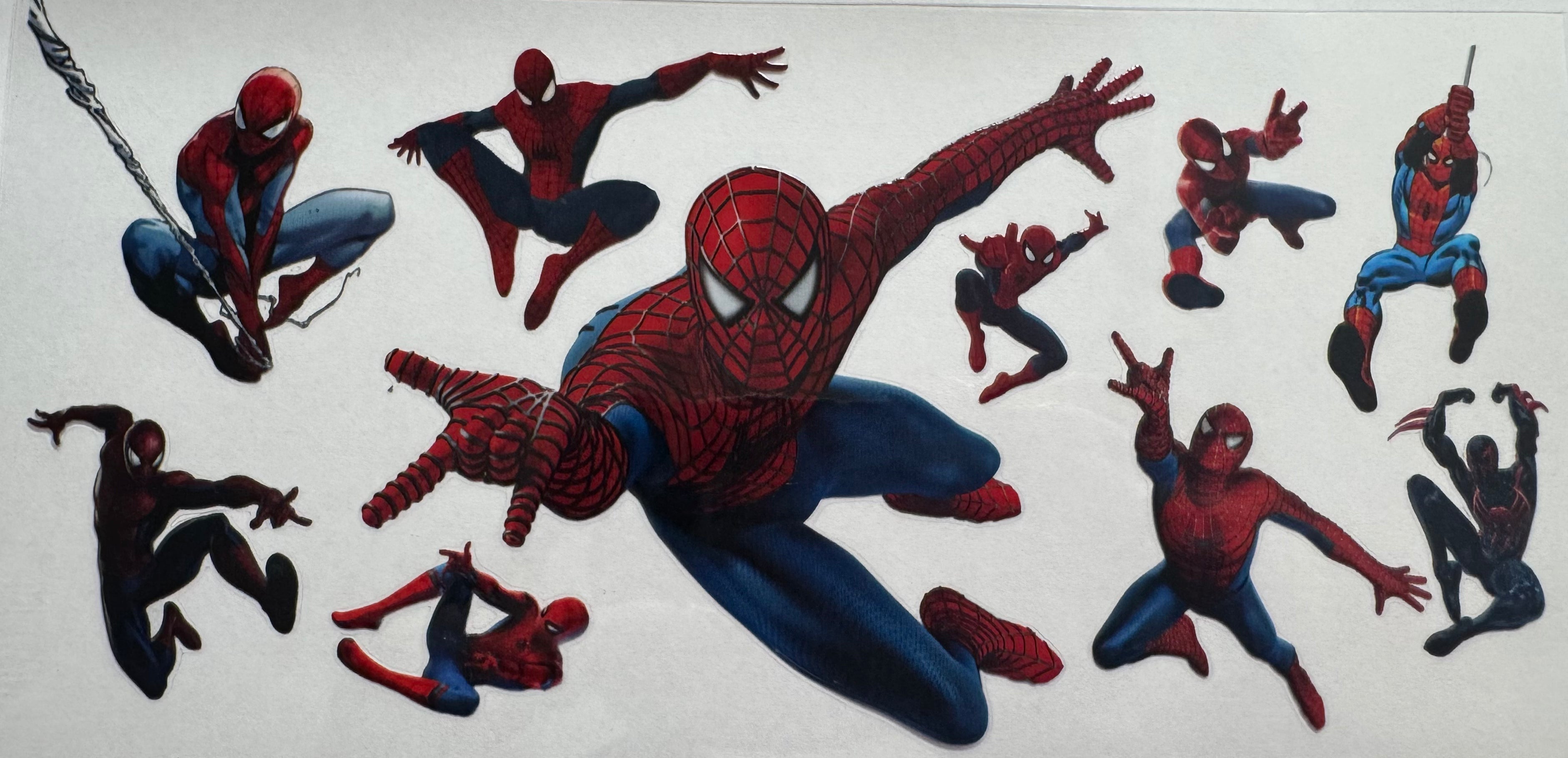 Spiderman 16oz Uv DTF Wrap