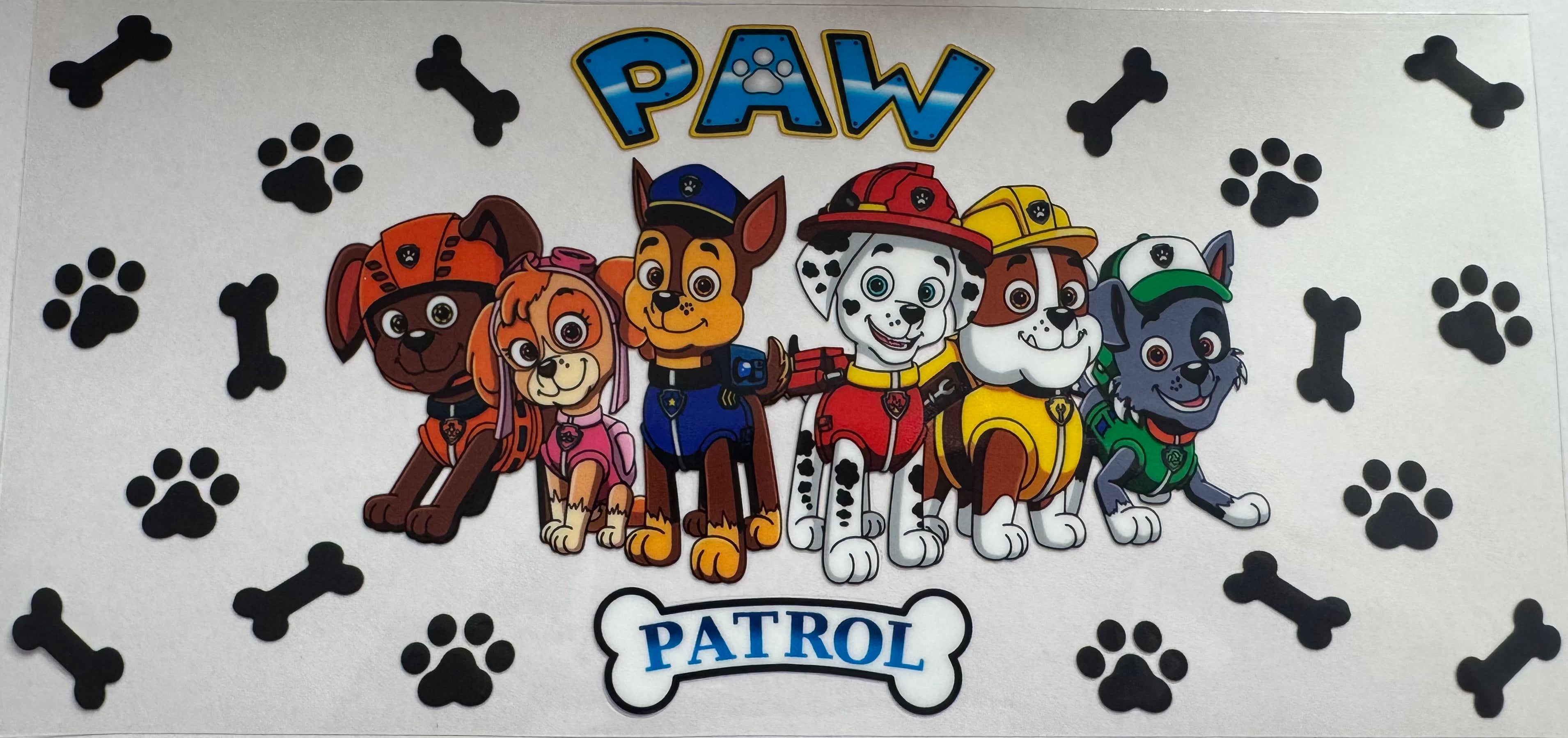 Paw Patrol 16oz Uv DTF Wrap #3