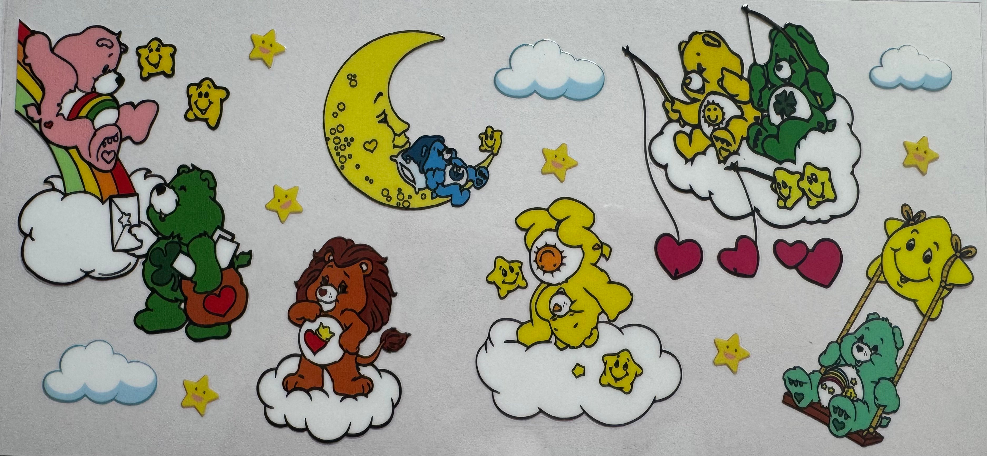 Care Bears 16oz Uv DTF Wrap #1