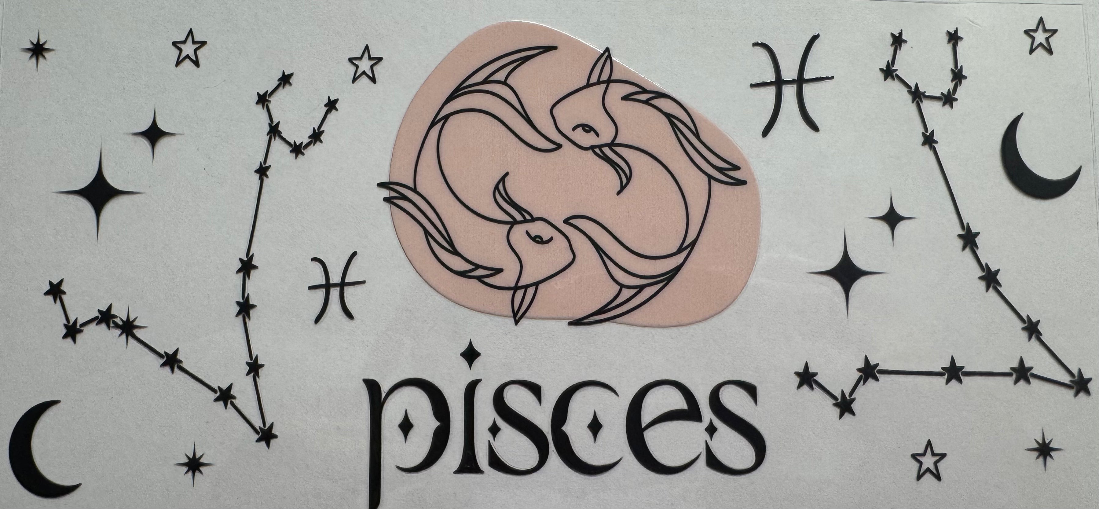 Pisces 16oz Uv DTF Wrap