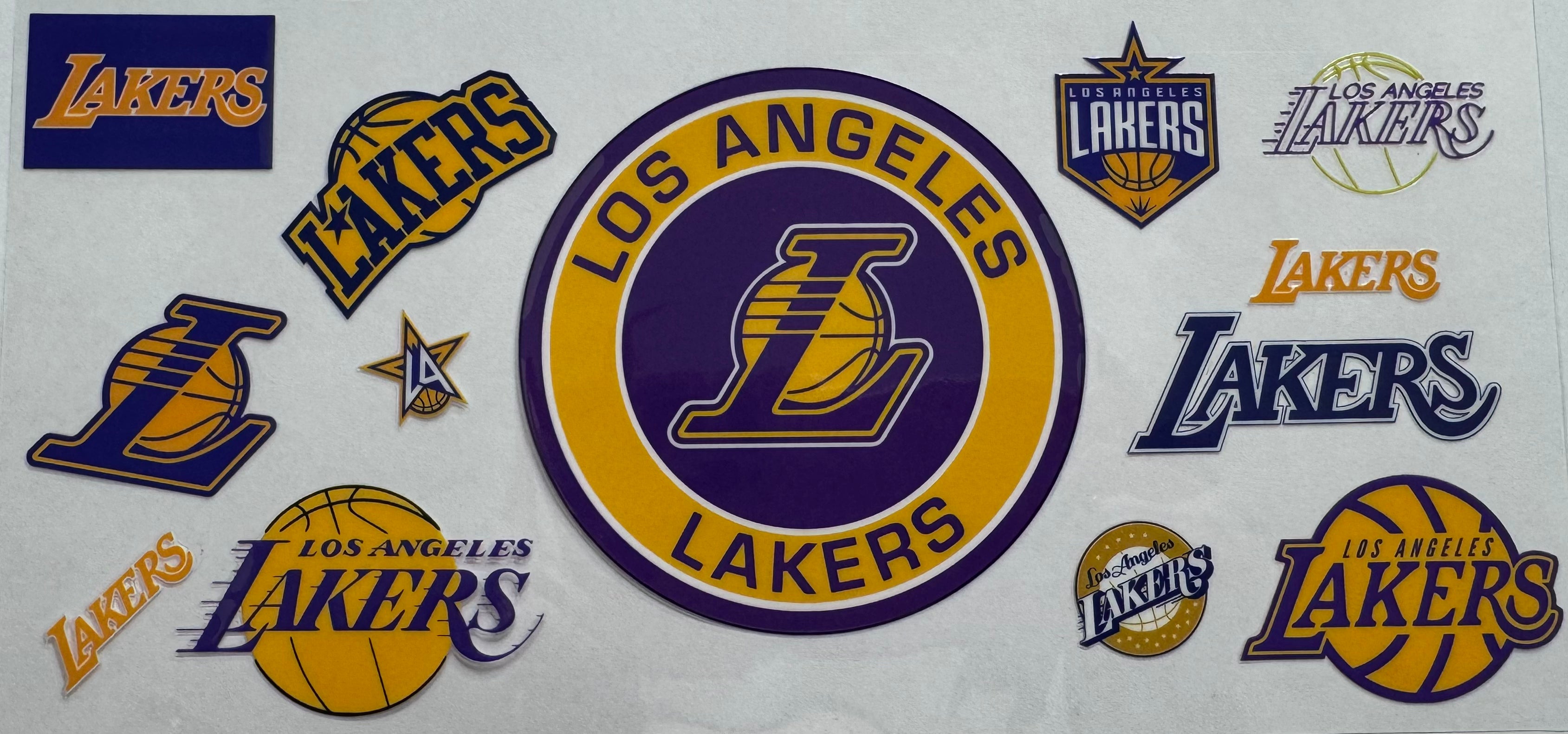 Los Angles Lakers 16oz Uv DTF Wrap