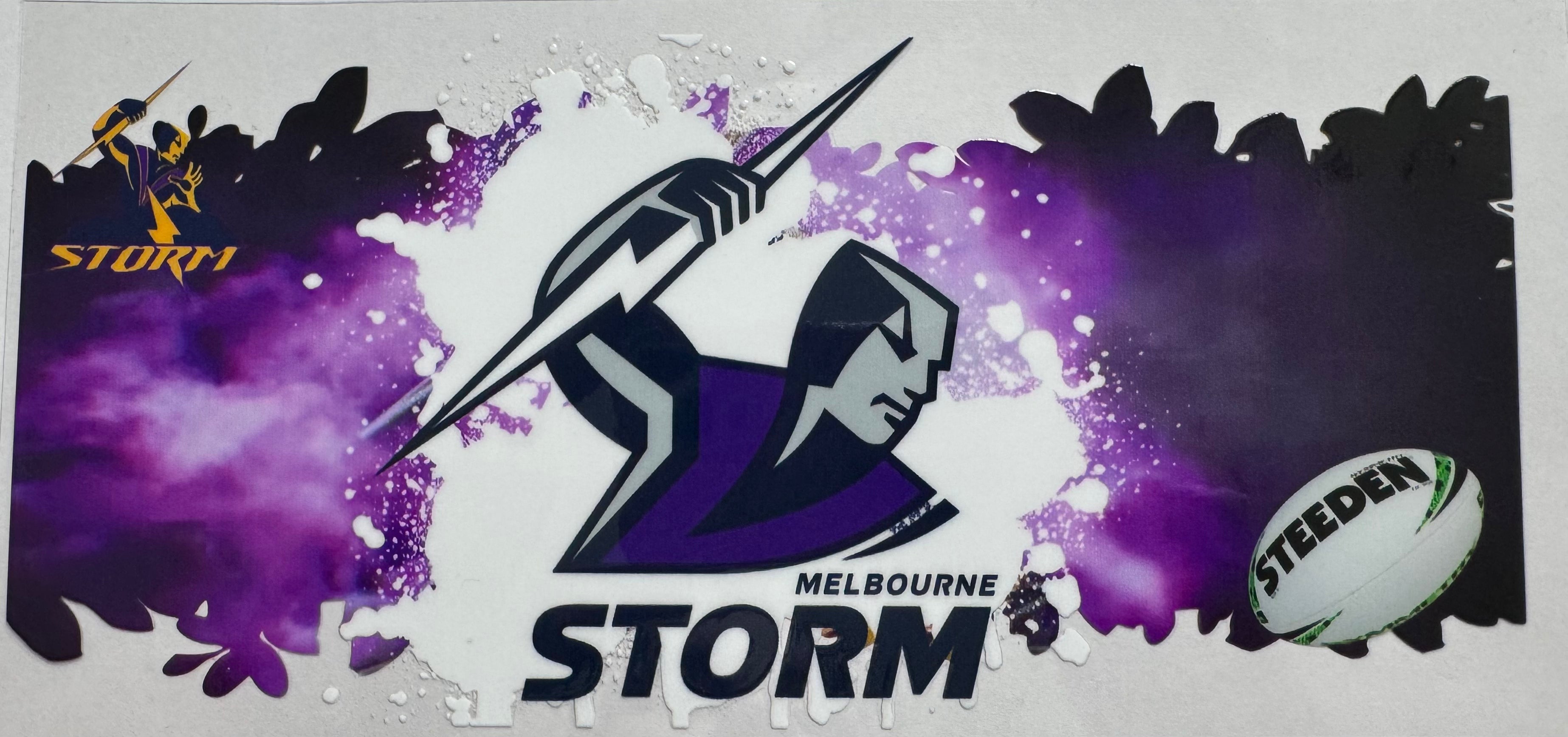 Melbourne Storm 16oz Uv DTF Wrap