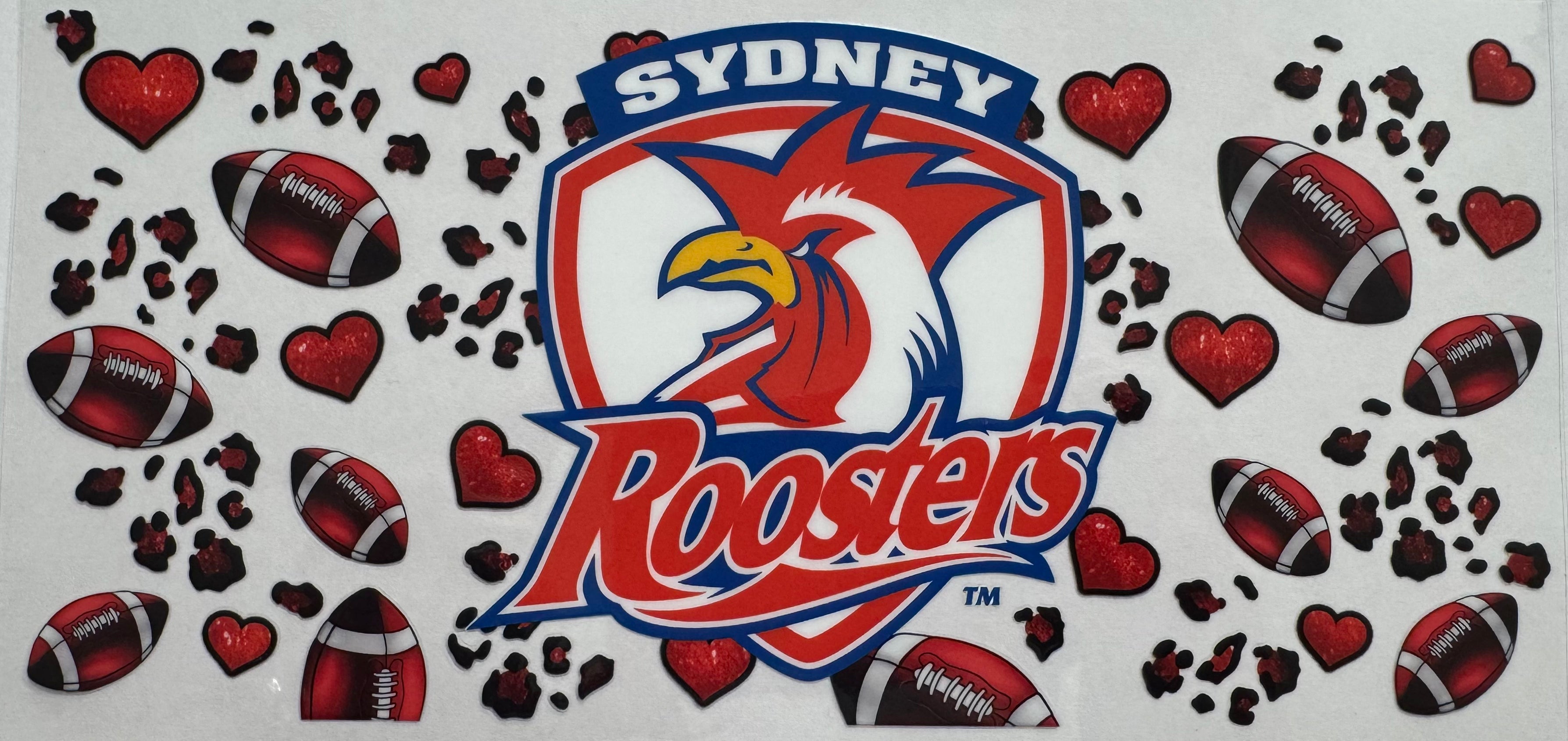 Sydney Roosters 16oz Uv DTF Wrap