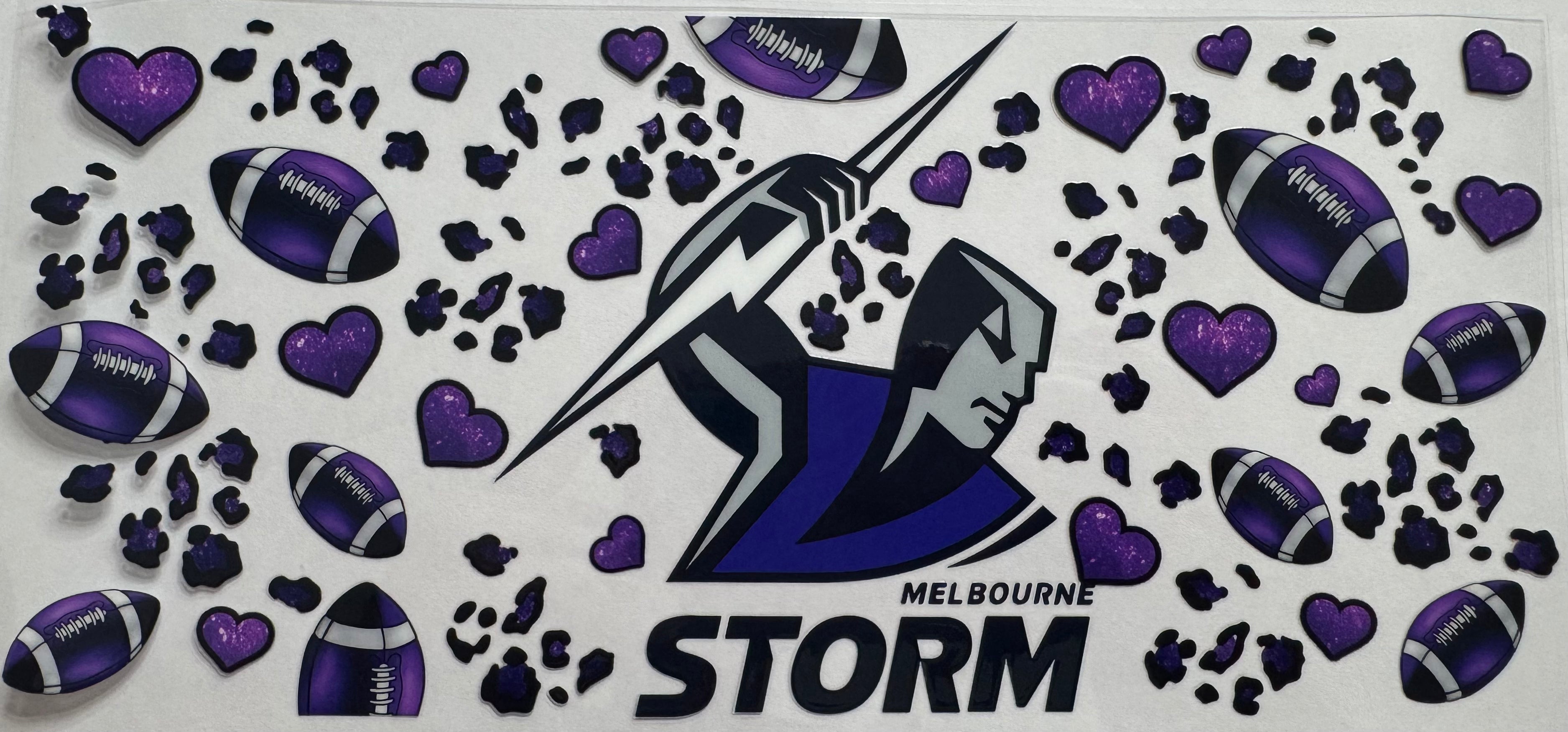 Melbourne Storm 16oz Uv DTF Wrap #2