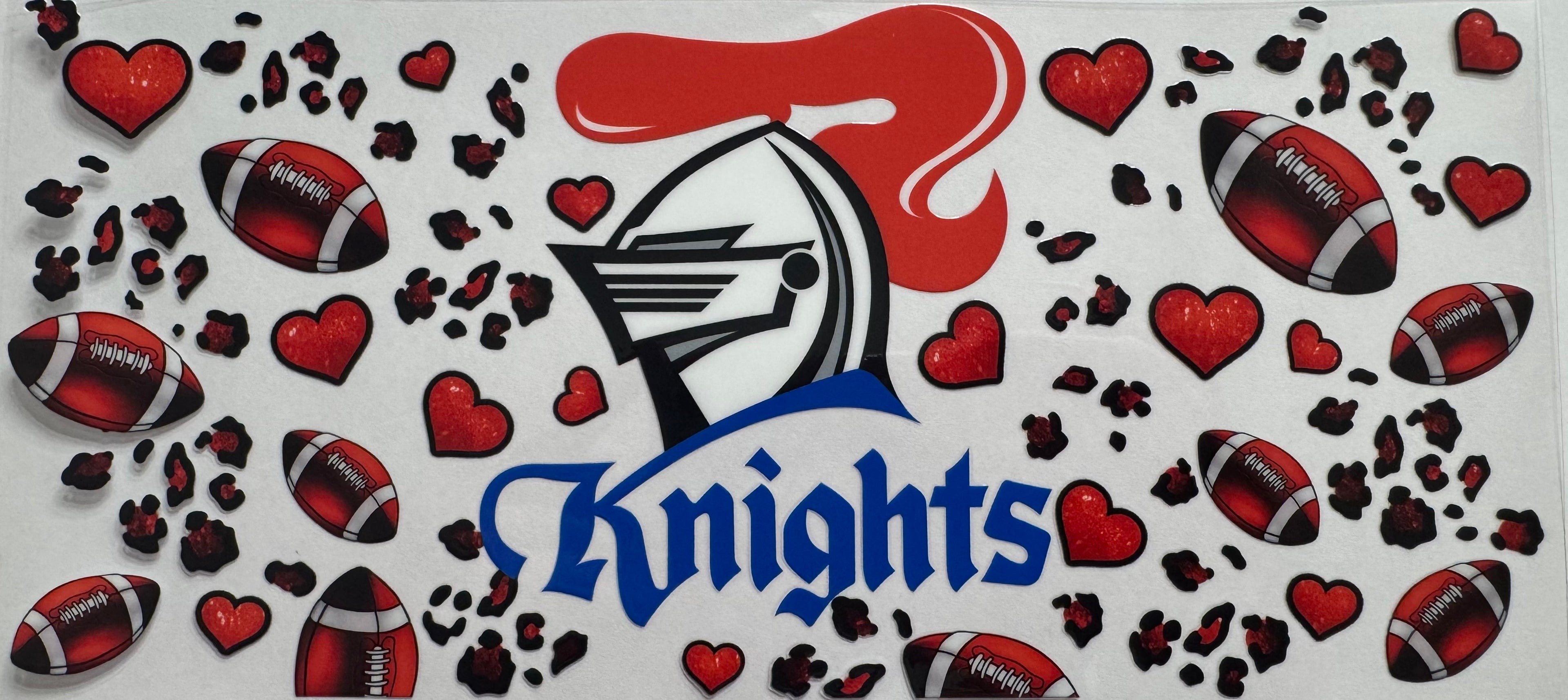 Newcastle Knights 16oz Uv DTF Wrap