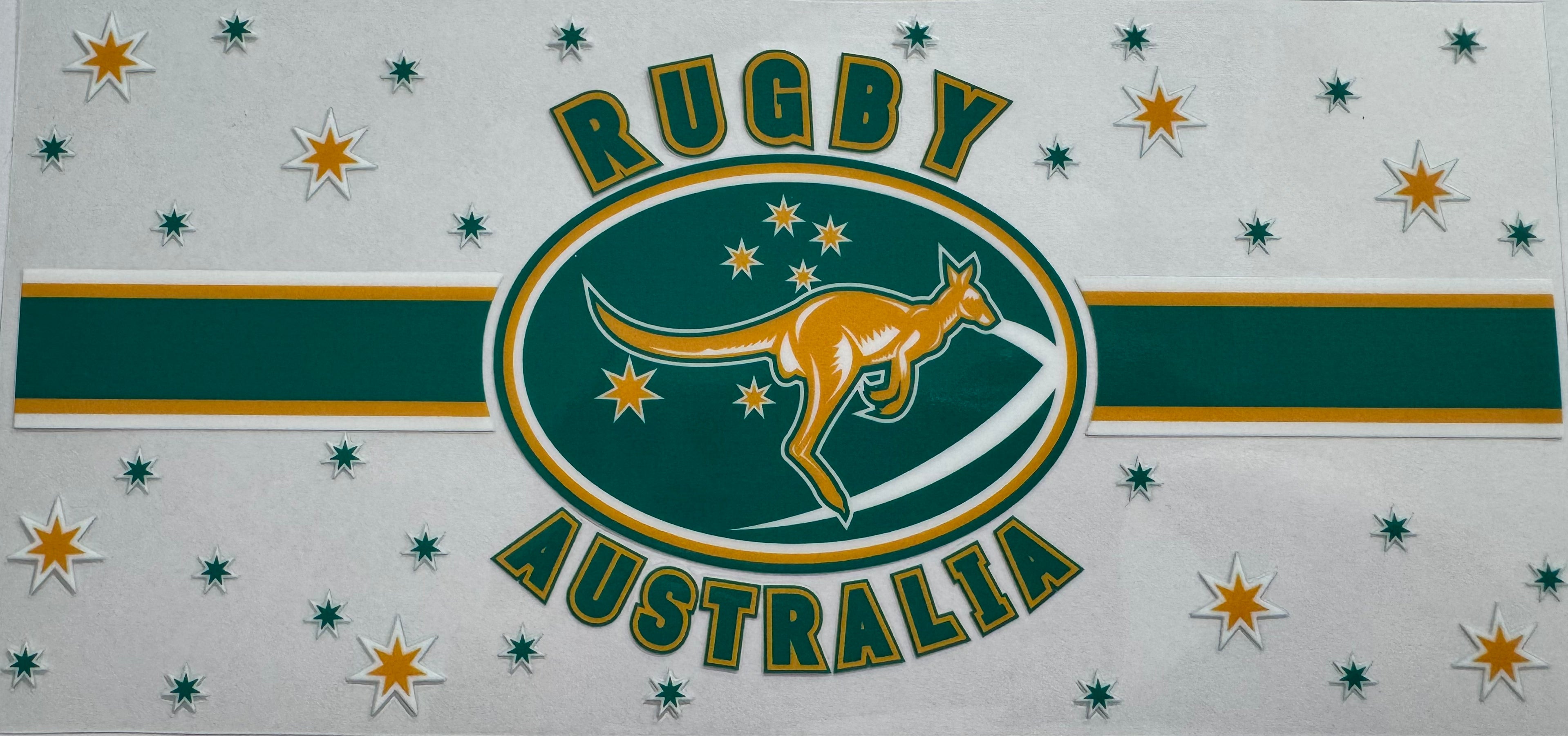 Rugby Australia 16oz Uv DTF Wrap