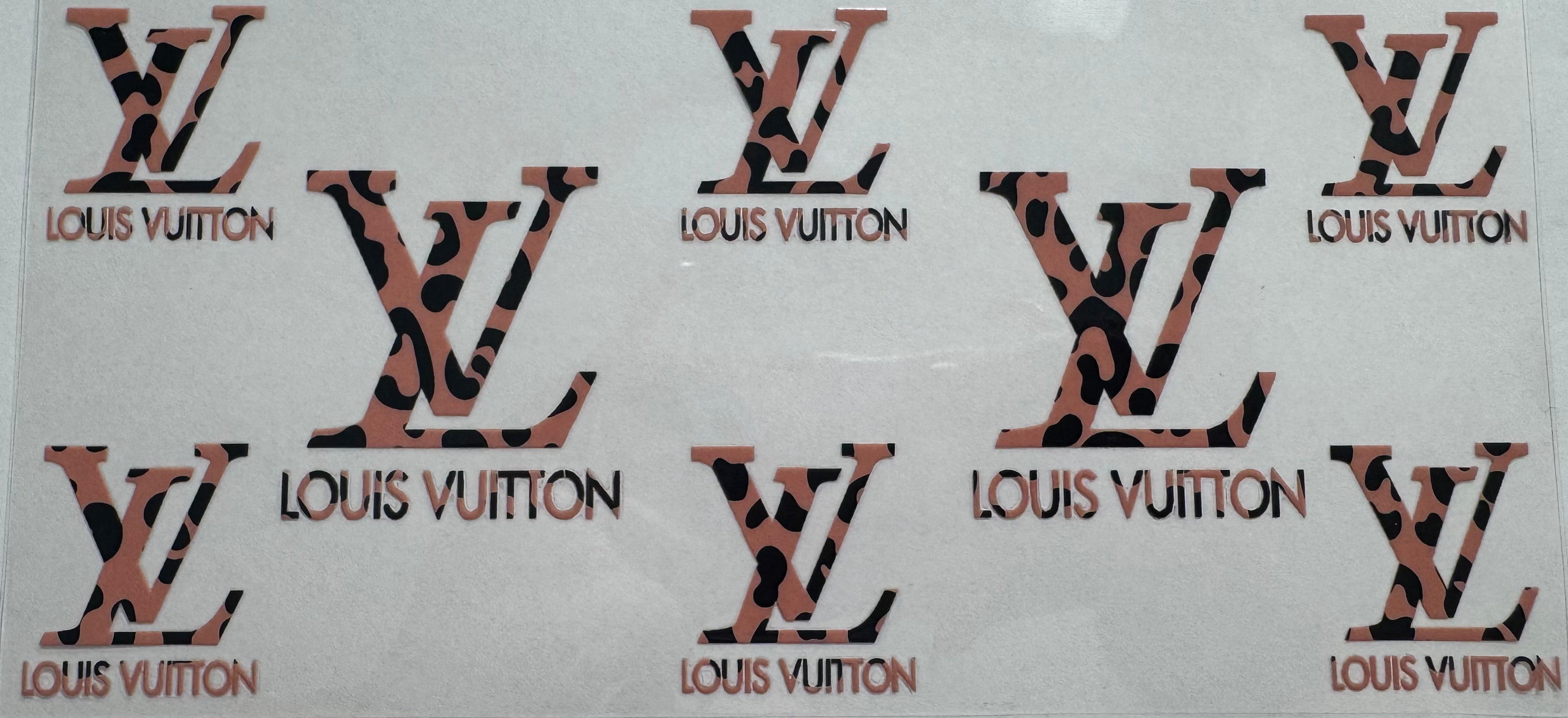 Leopard print Lv 16oz Uv DTF Wrap