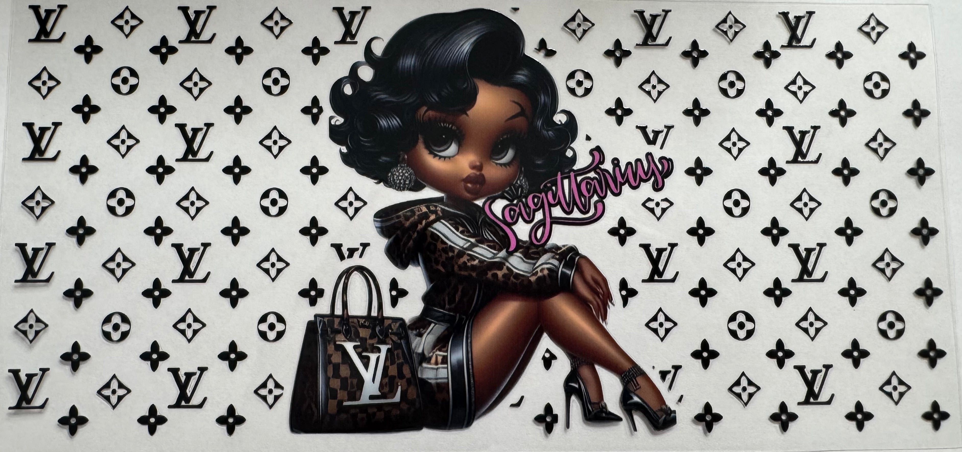 Lv lady 16oz Uv DTF Wrap