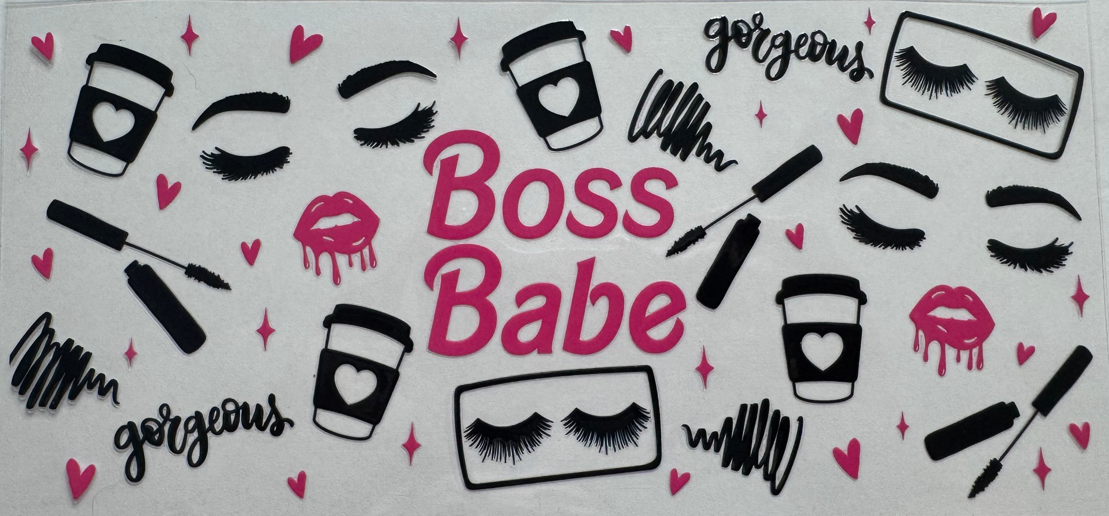 Boss Babe 16oz Uv DTF Wrap