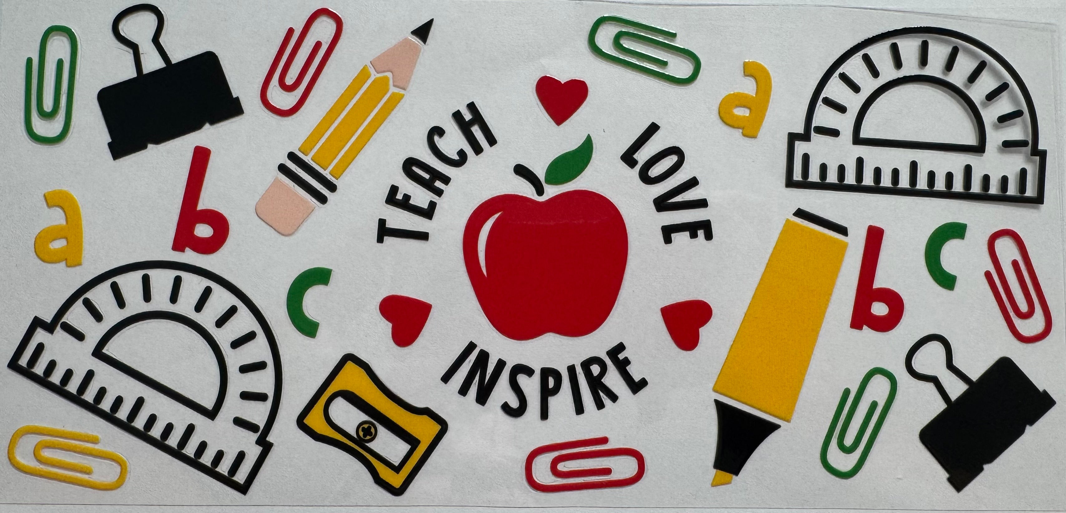 Teacher 16oz Uv DTF Wrap