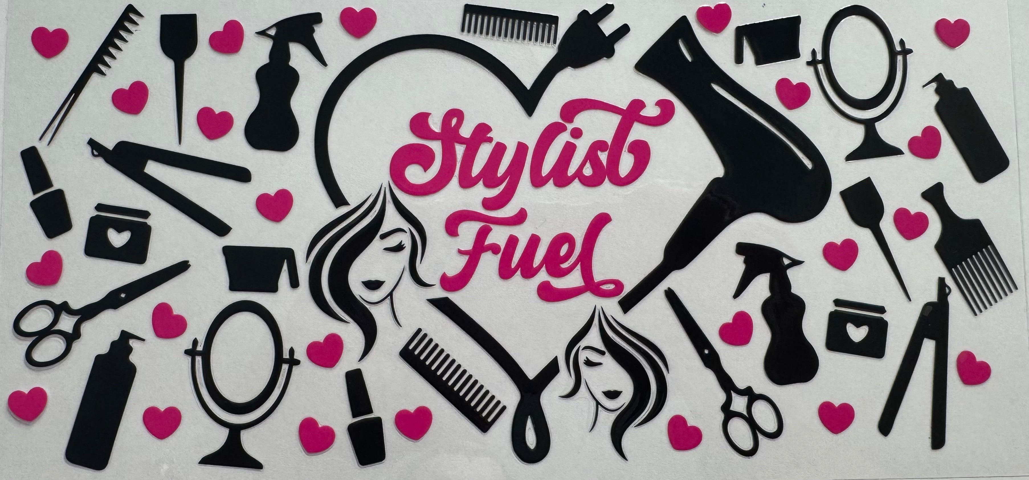 Stylist Fuel 16oz Uv DTF Wrap