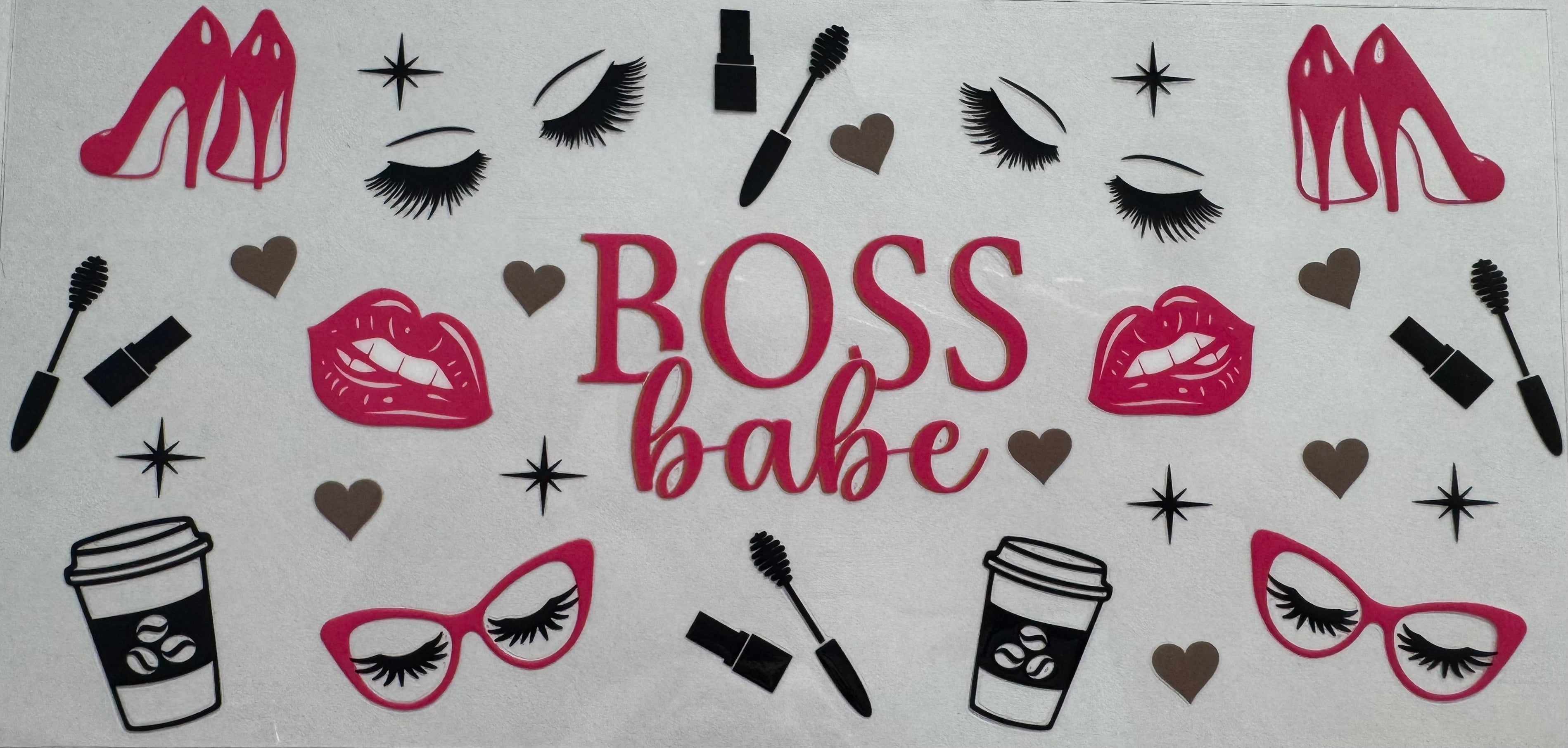Boss Babe 16oz Uv DTF Wrap #2