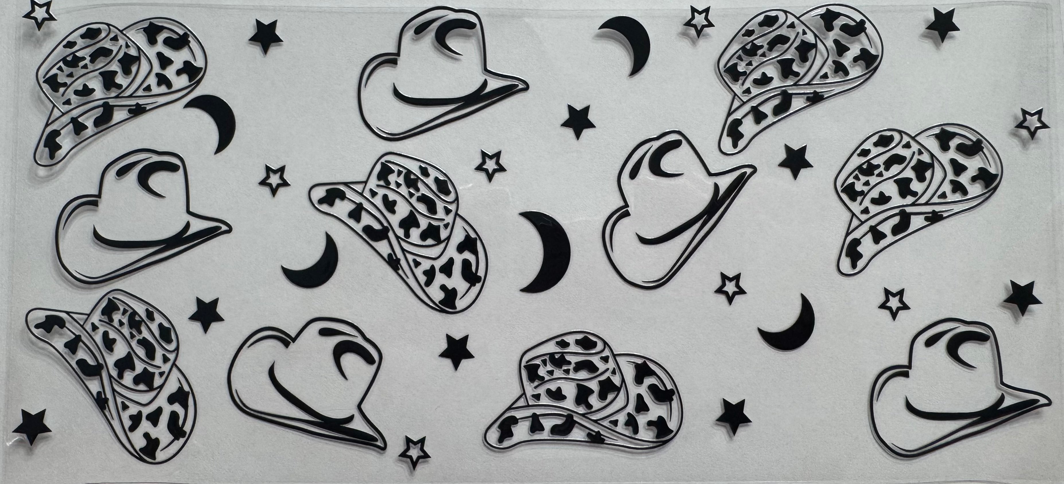 Black country symbols 16oz Uv DTF Wrap #2