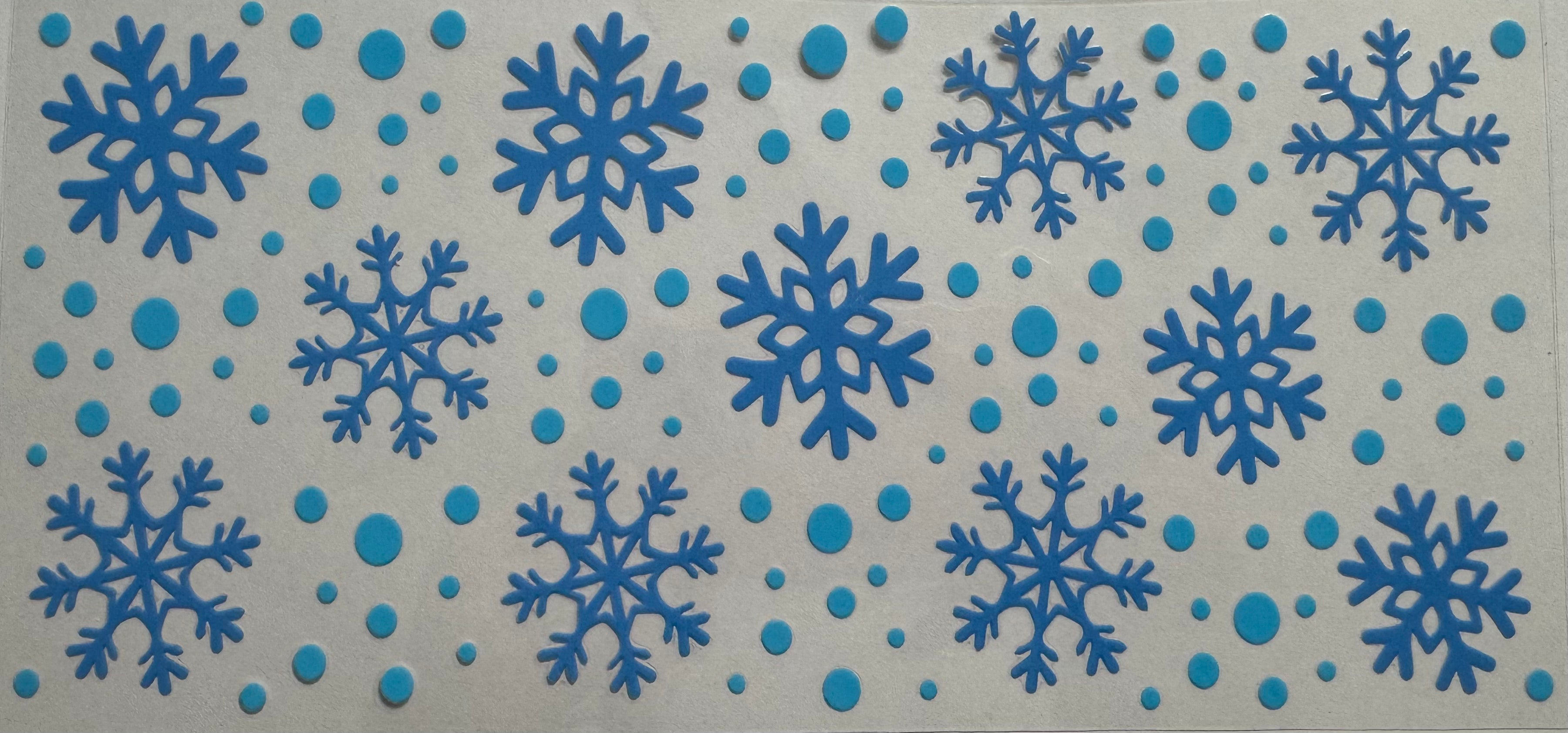 Snowflake 16oz Uv DTF Wrap