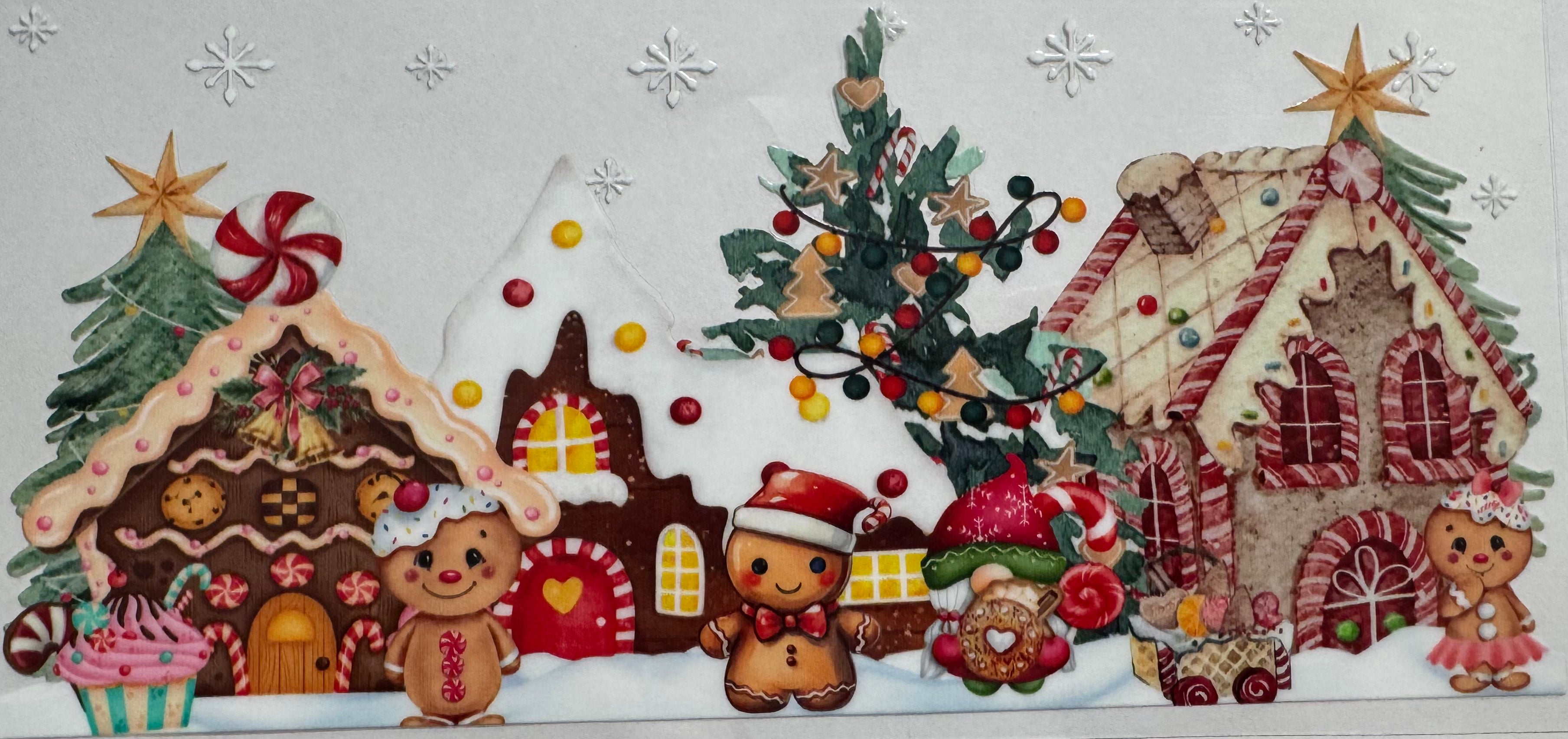Gingerbread house 16oz Uv DTF Wrap #2