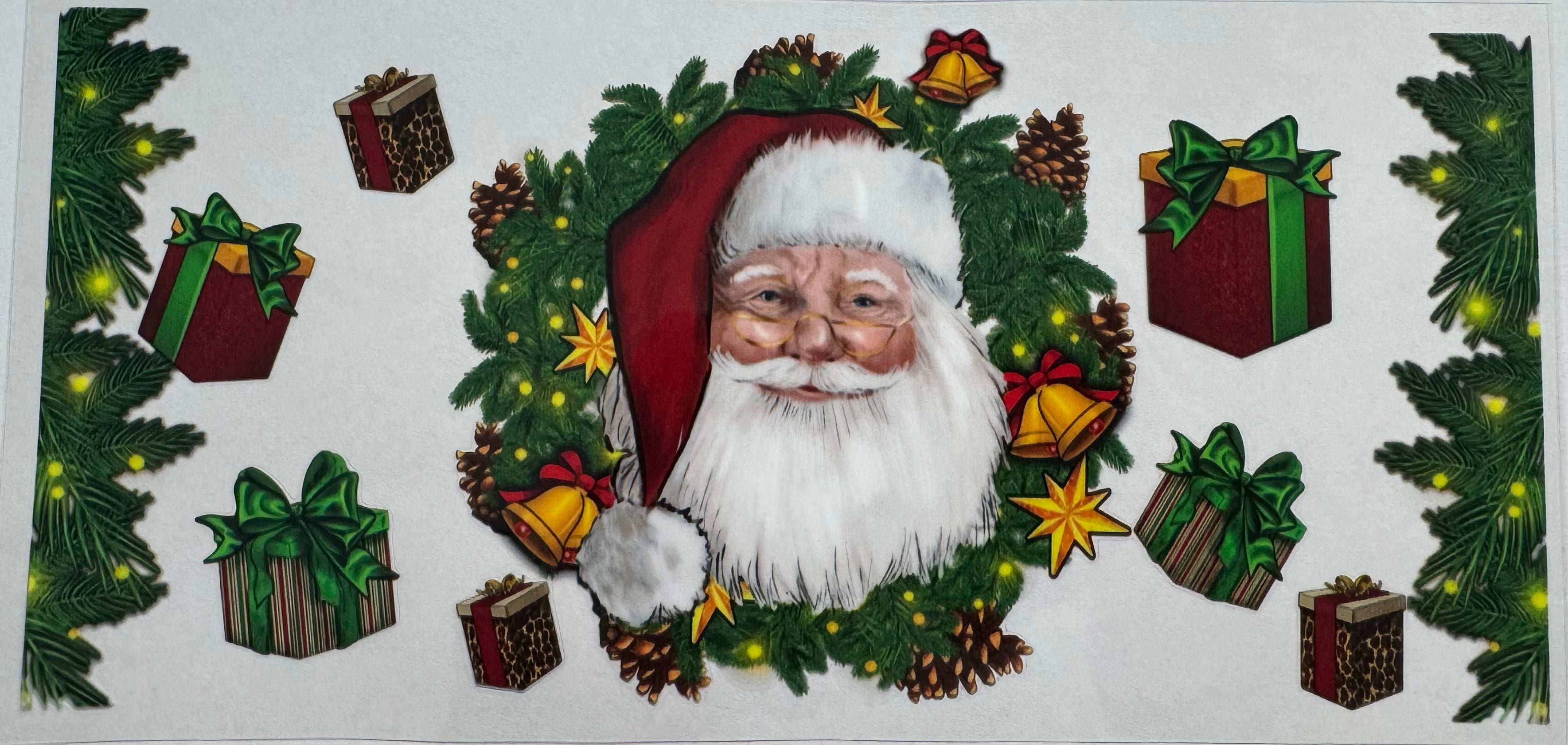 Santa 16oz Uv DTF Wrap