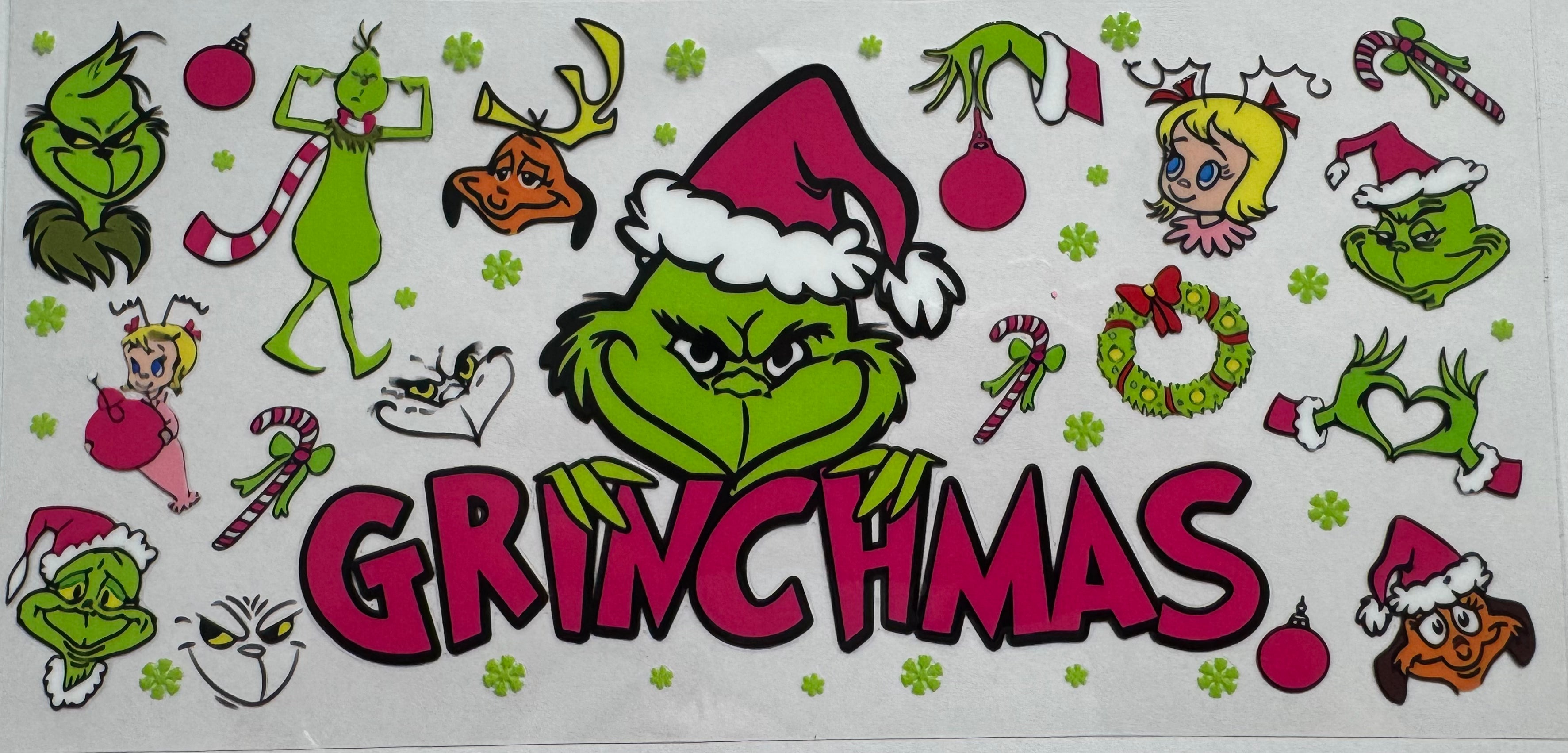 Grinchmas 16oz Uv DTF Wrap