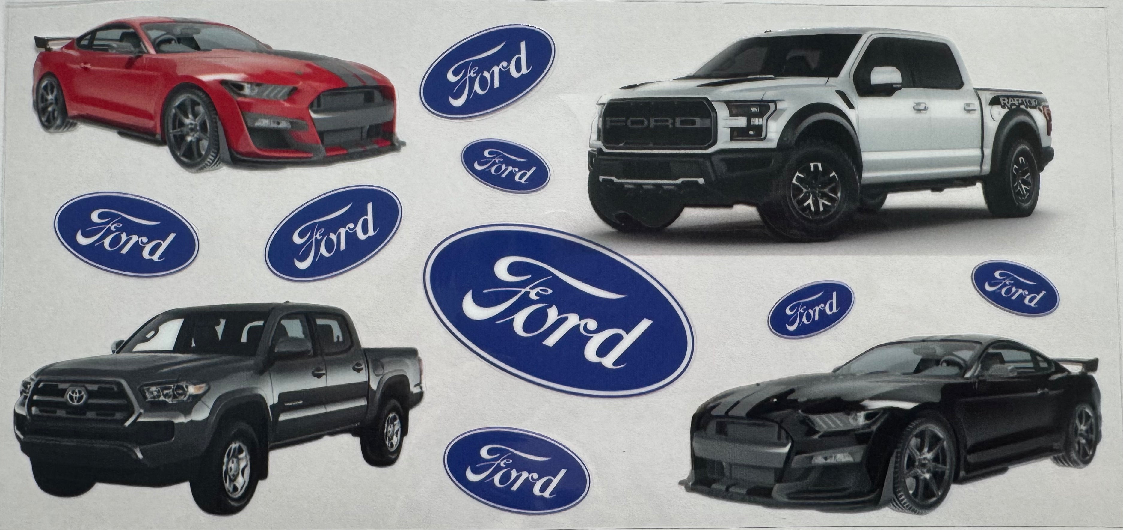 Ford 16oz Uv DTF Wrap